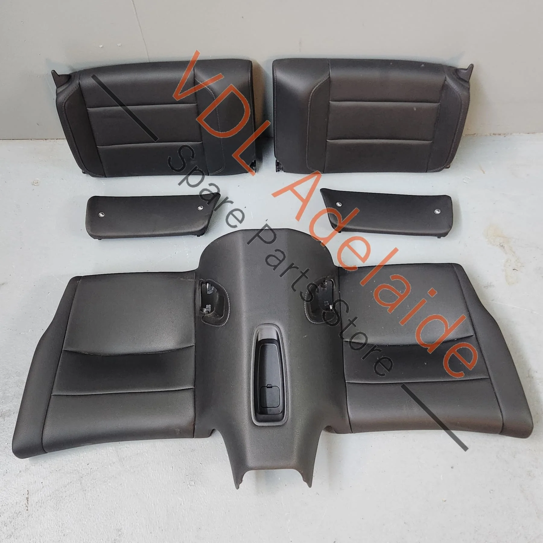 Porsche 911 991 Complete Rear Seat Black Leather Jump Emergency Seat