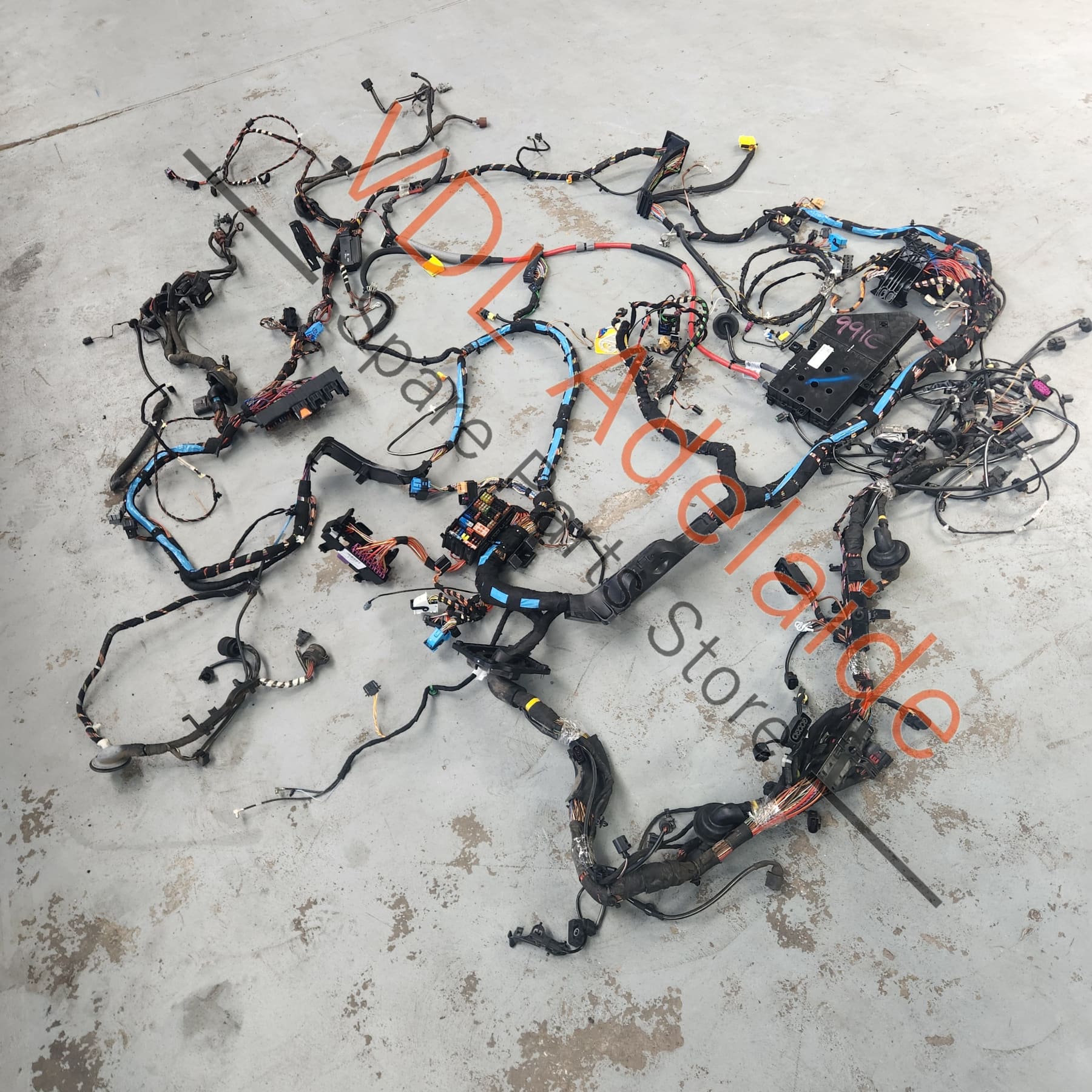 Porsche 911 991.1 Carrera Main Vehicle Body Interior Electrical Harness Wiring Cable 99161290100