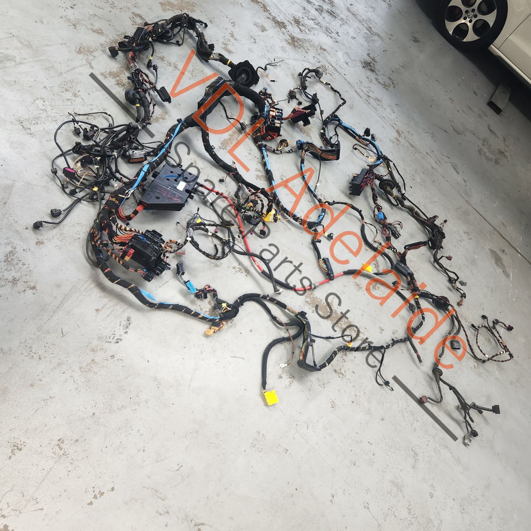 Porsche 911 991.1 Carrera Main Vehicle Body Interior Electrical Harness Wiring Cable 99161290100 - Image 3