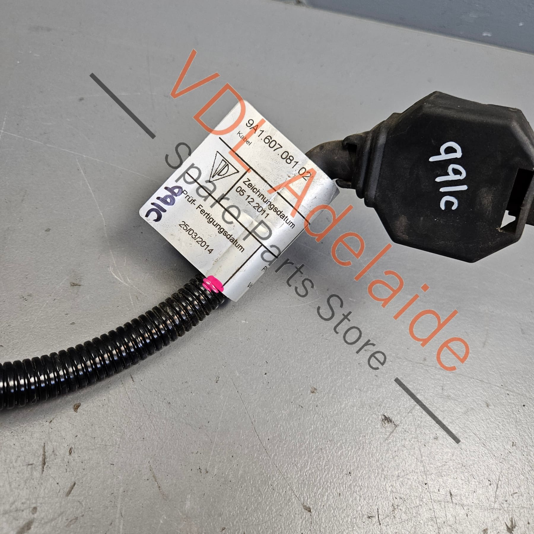 Porsche 911 Alternator Starter Wiring Harness Cable 9A160708102 - Image 5