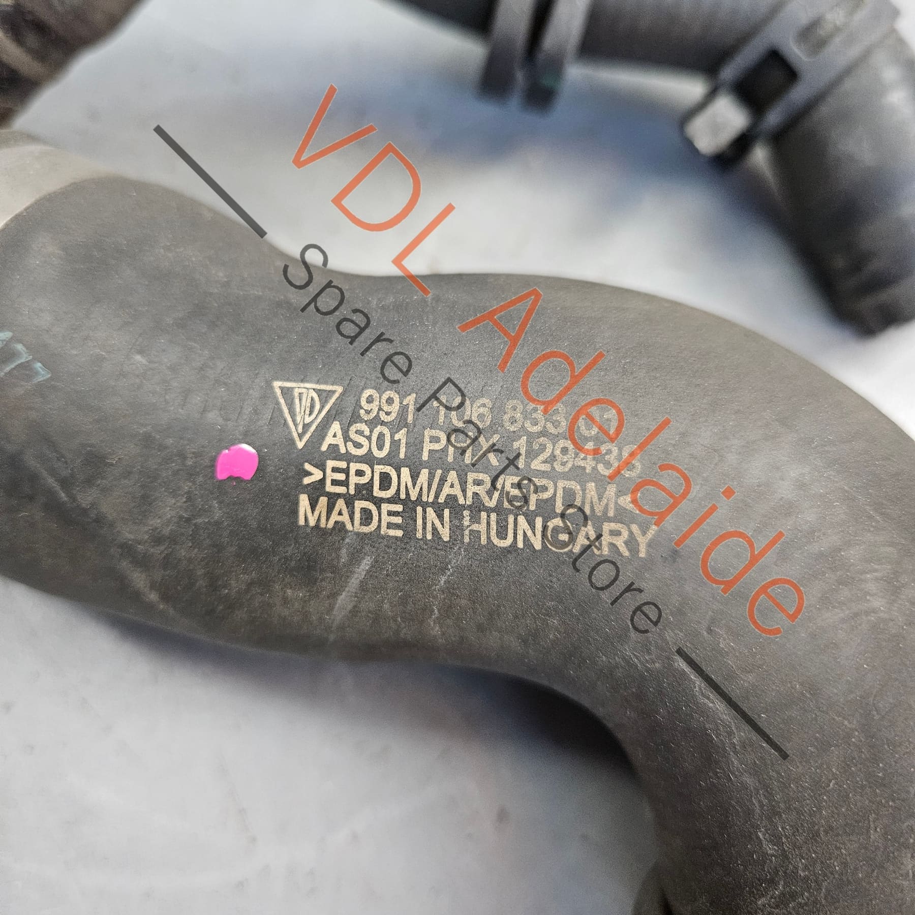 Porsche 911 Coolant Hose Pipe Rear Right 99110683301 - Image 3