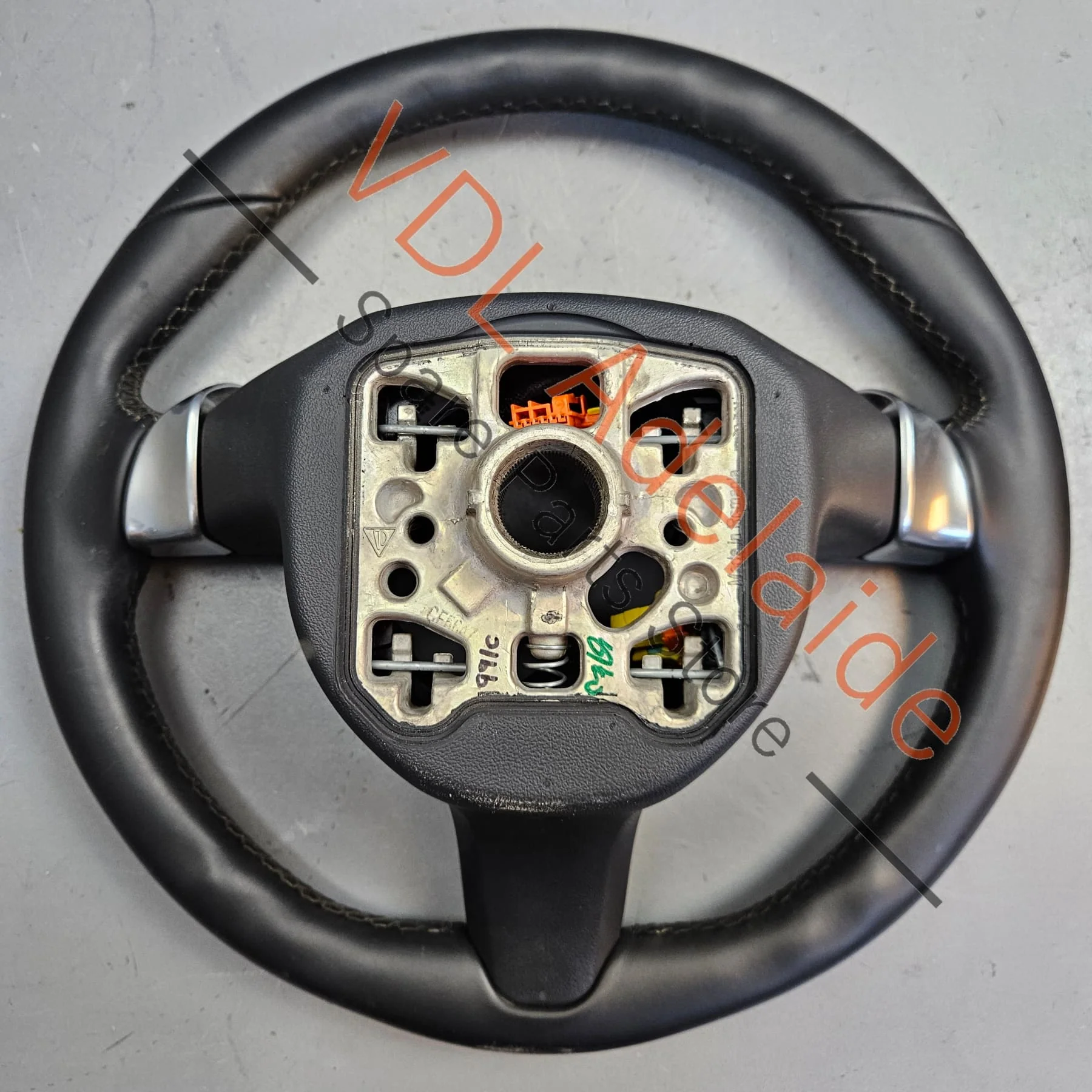 Porsche 911 991 Black Leather Multifunction Steering Wheel for PDK Auto 99134780373 - Image 2