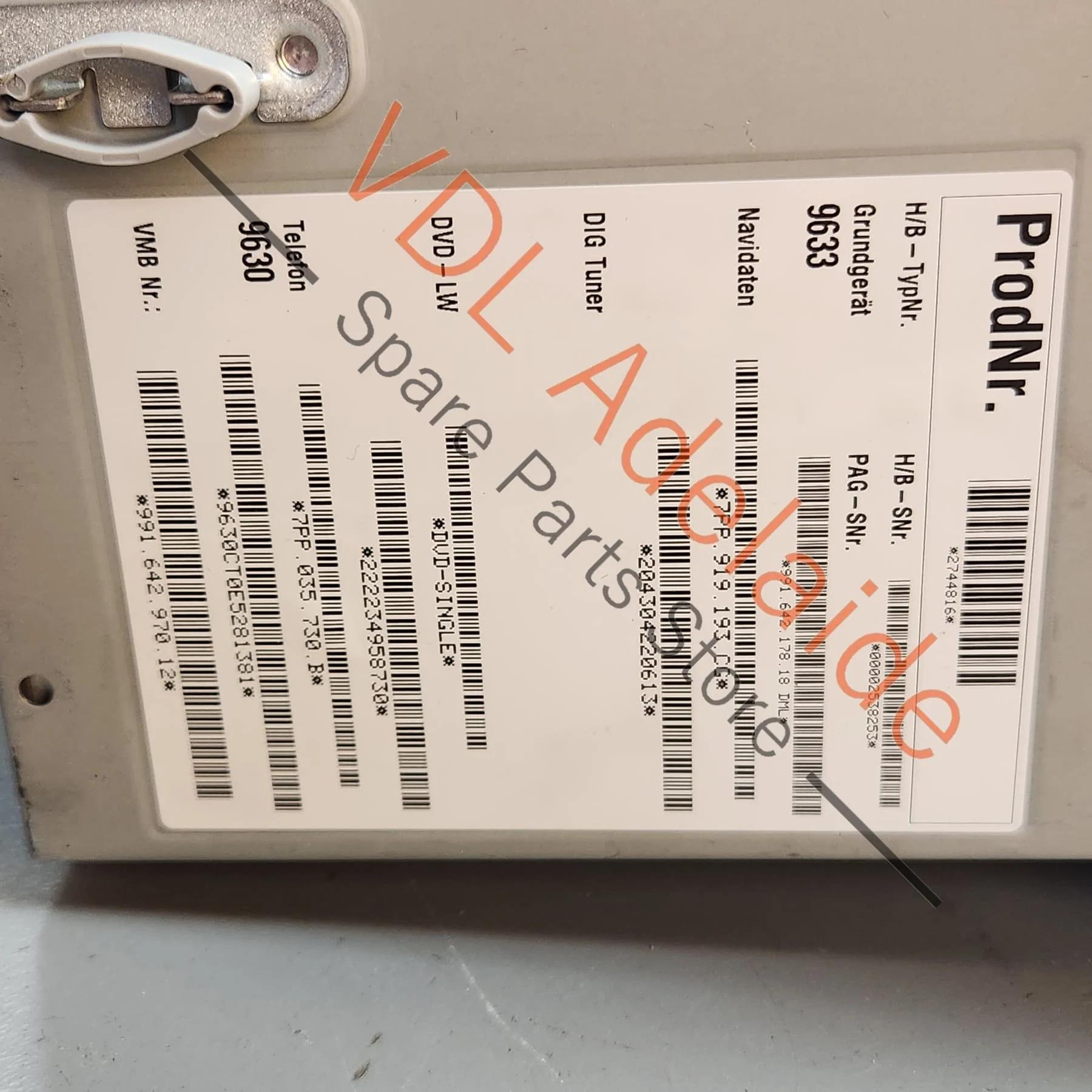 Porsche 911 991 Radio Unit PCM 3.1 991642970MX DML 991642970RX DML - Image 6