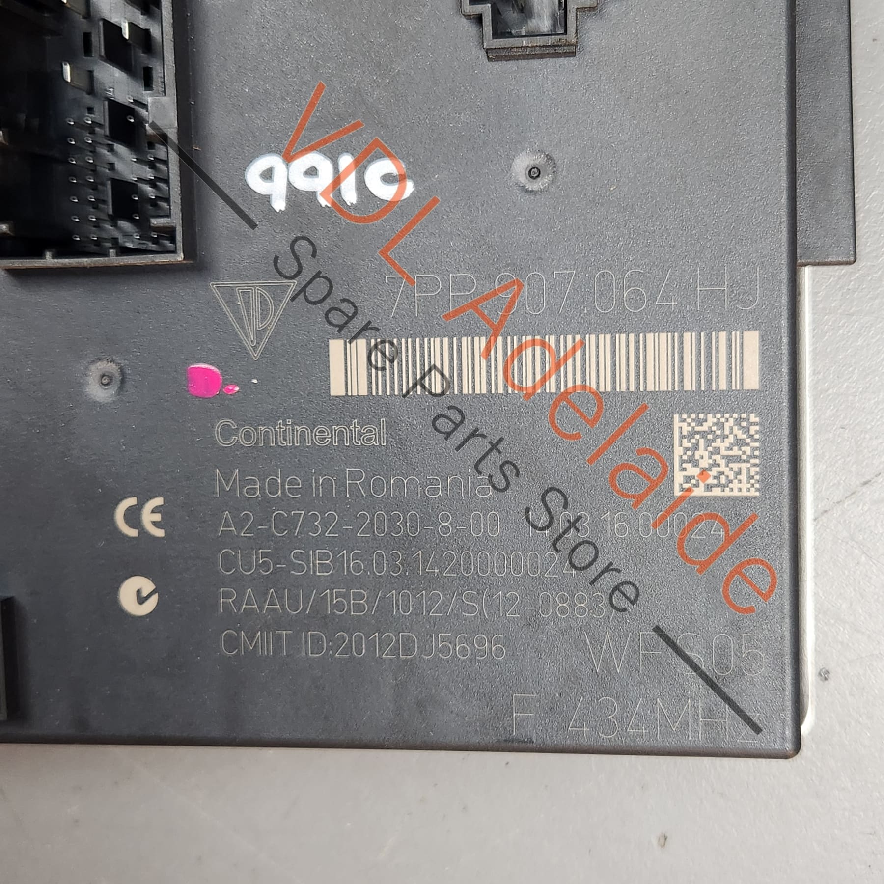 Porsche 911 991 Front Body Control Unit BCM 7PP907064HJ 7PP907064GD 958907064K - Image 3
