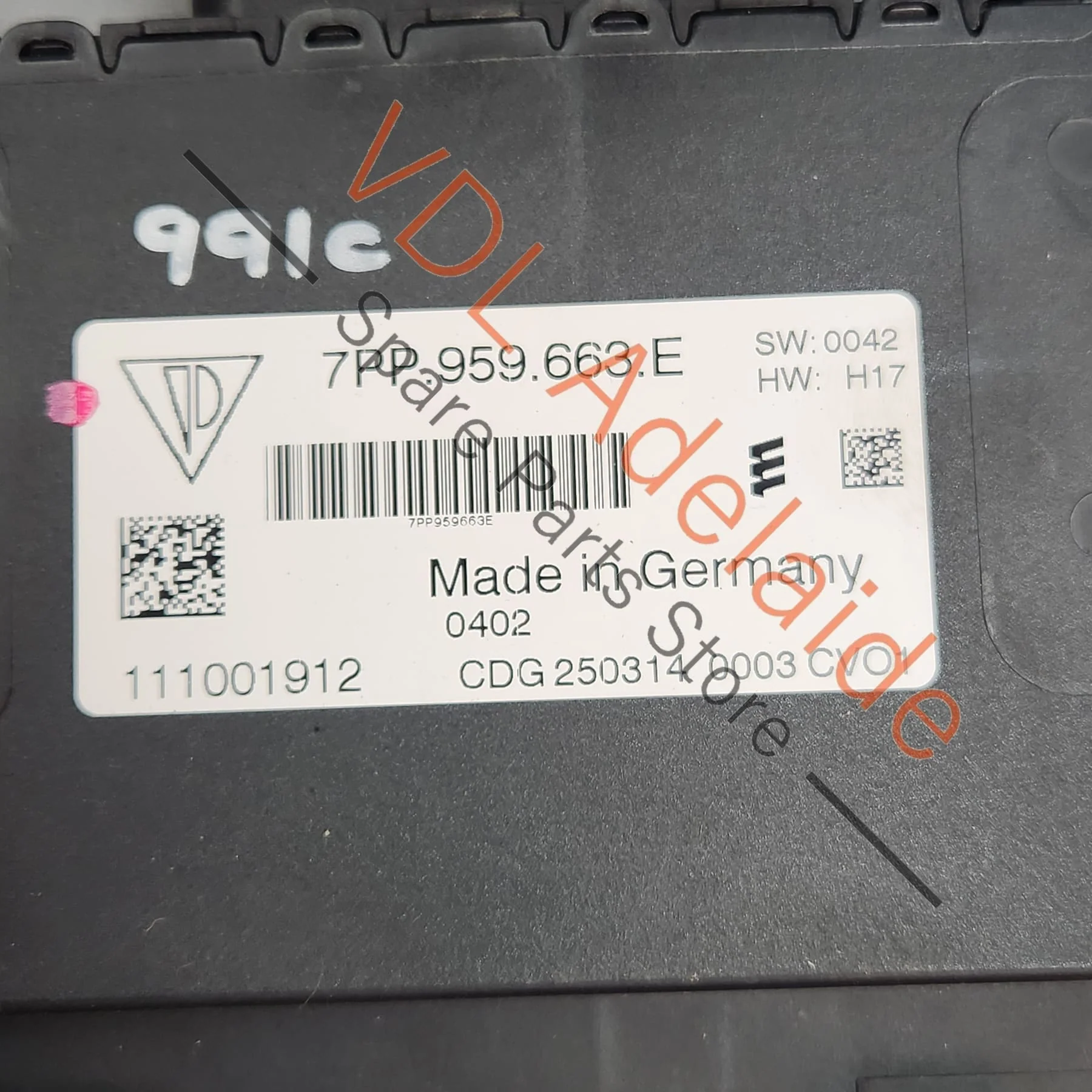 Porsche 911 Voltage Stabiliser for Stop Start 7PP959663E - Image 3