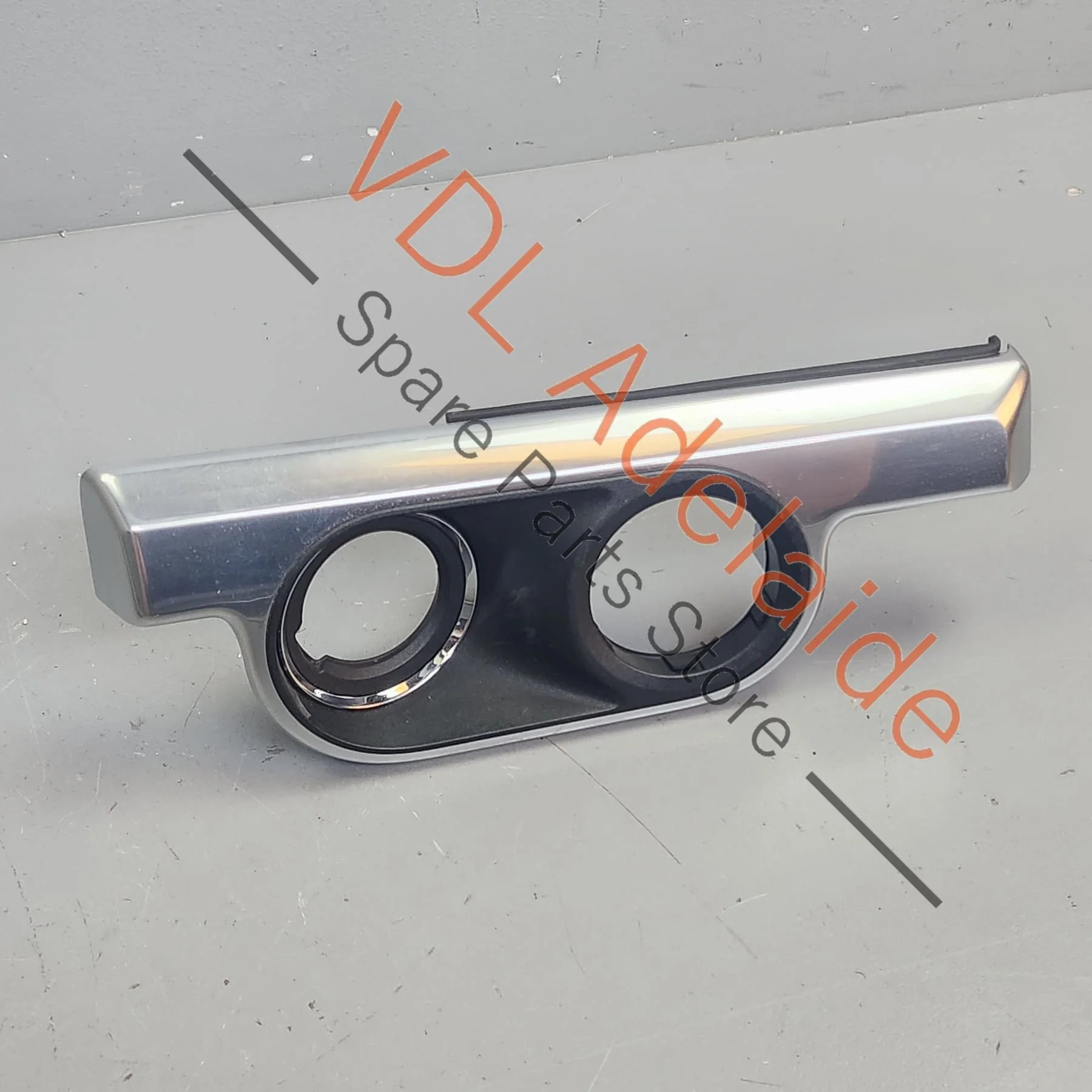 Porsche 911 991 Trim for Light Switch Galvano Silver Chrome 99155238202 V08