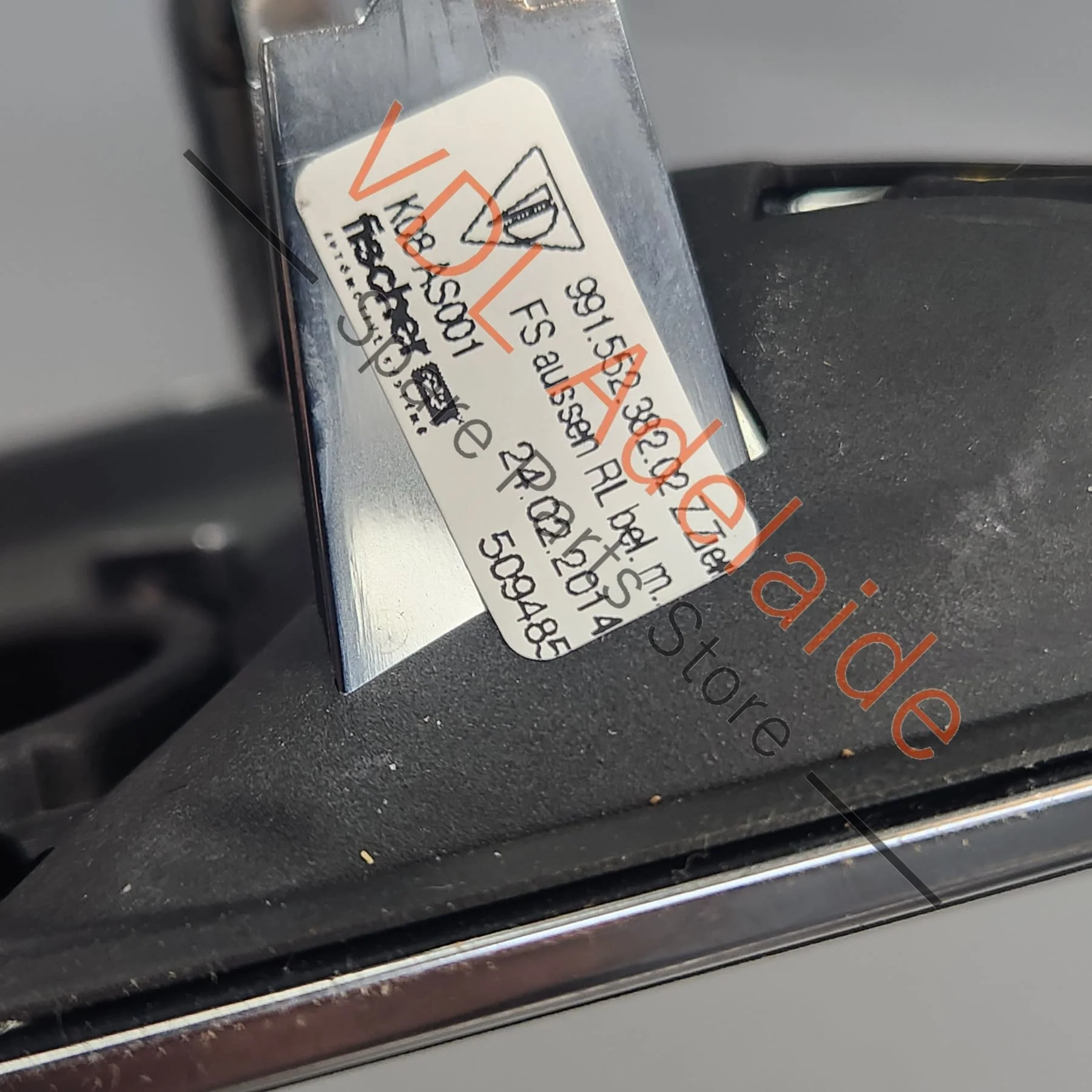Porsche 911 991 Trim for Light Switch Galvano Silver Chrome 99155238202 V08 - Image 4