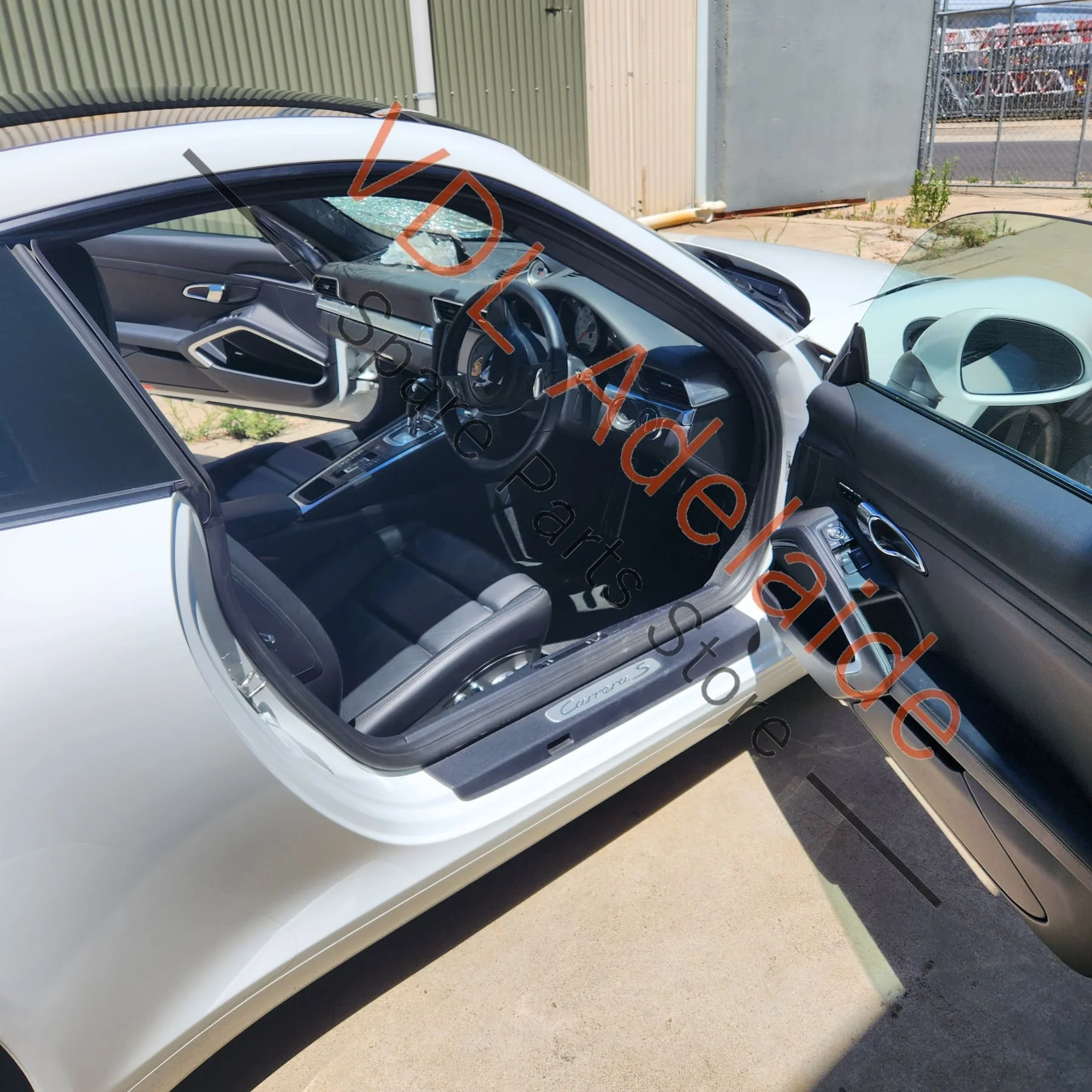 Porsche 911 991 Trim for Light Switch Galvano Silver Chrome 99155238202 V08 - Image 6