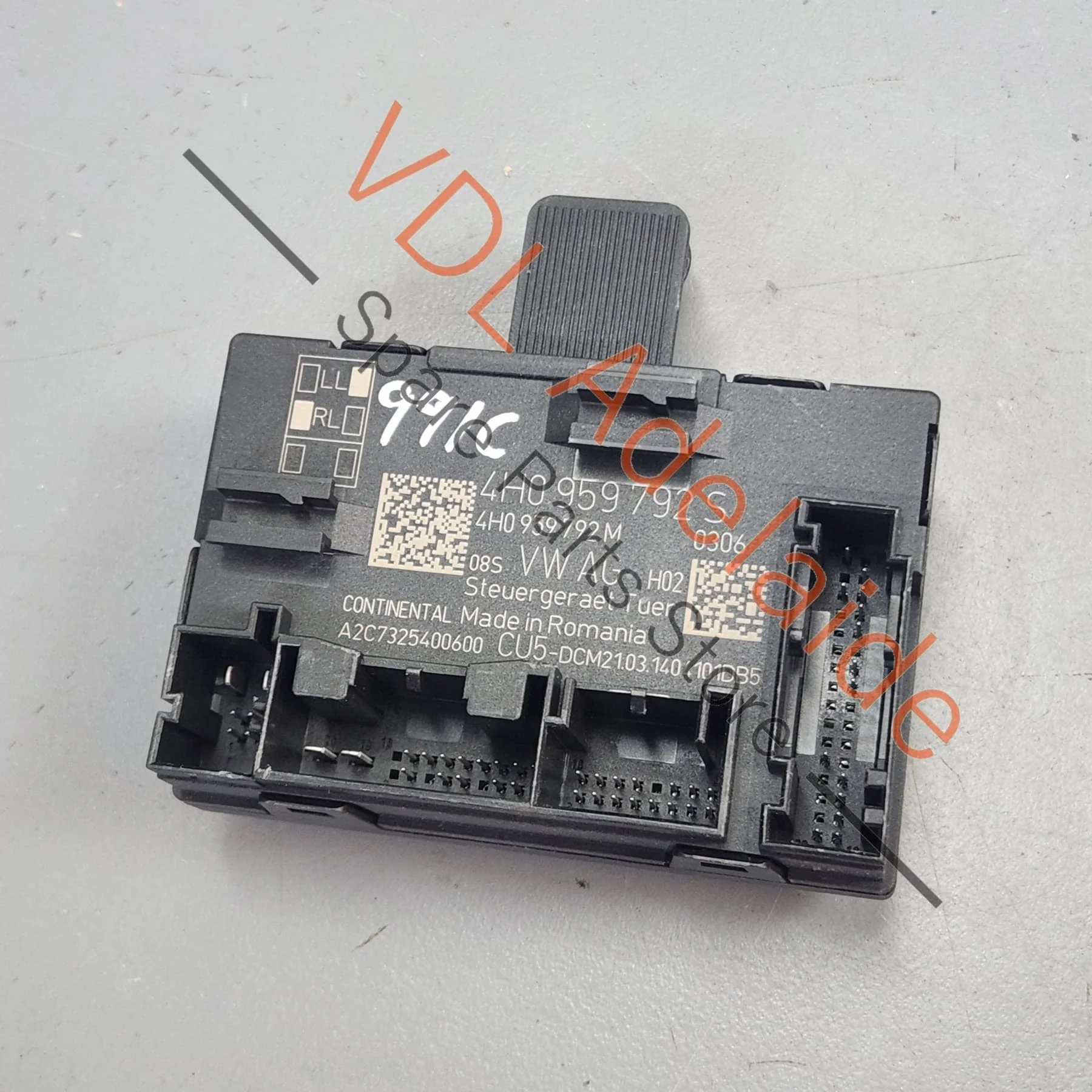 Porsche 911 991 Door Control Module Front Passenger Side 4H0959792M 4H0959792S