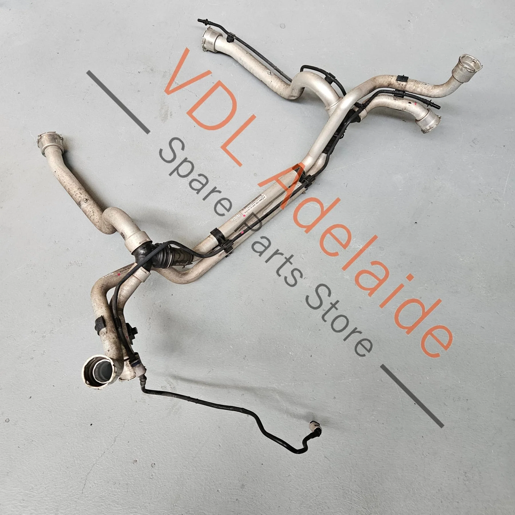 Porsche 911 991 Front Radiator Coolant Pipe Set 99110675103 99110675203 99110671102 99110672002