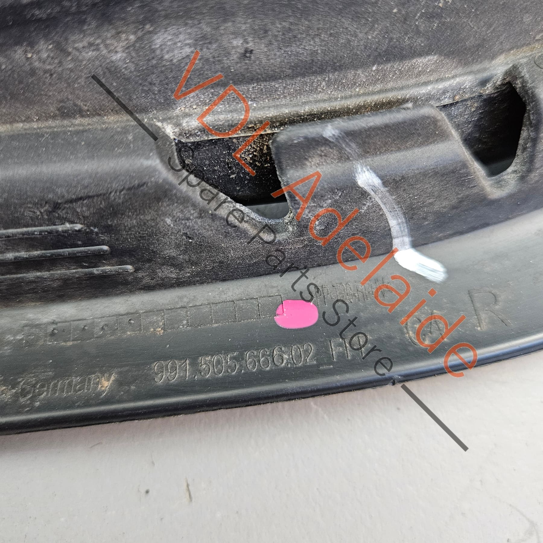 Porsche 911 991.2 GTS Rear Bumper Air Outlet Duct Trim Right 99150566602 OK1 - Image 7