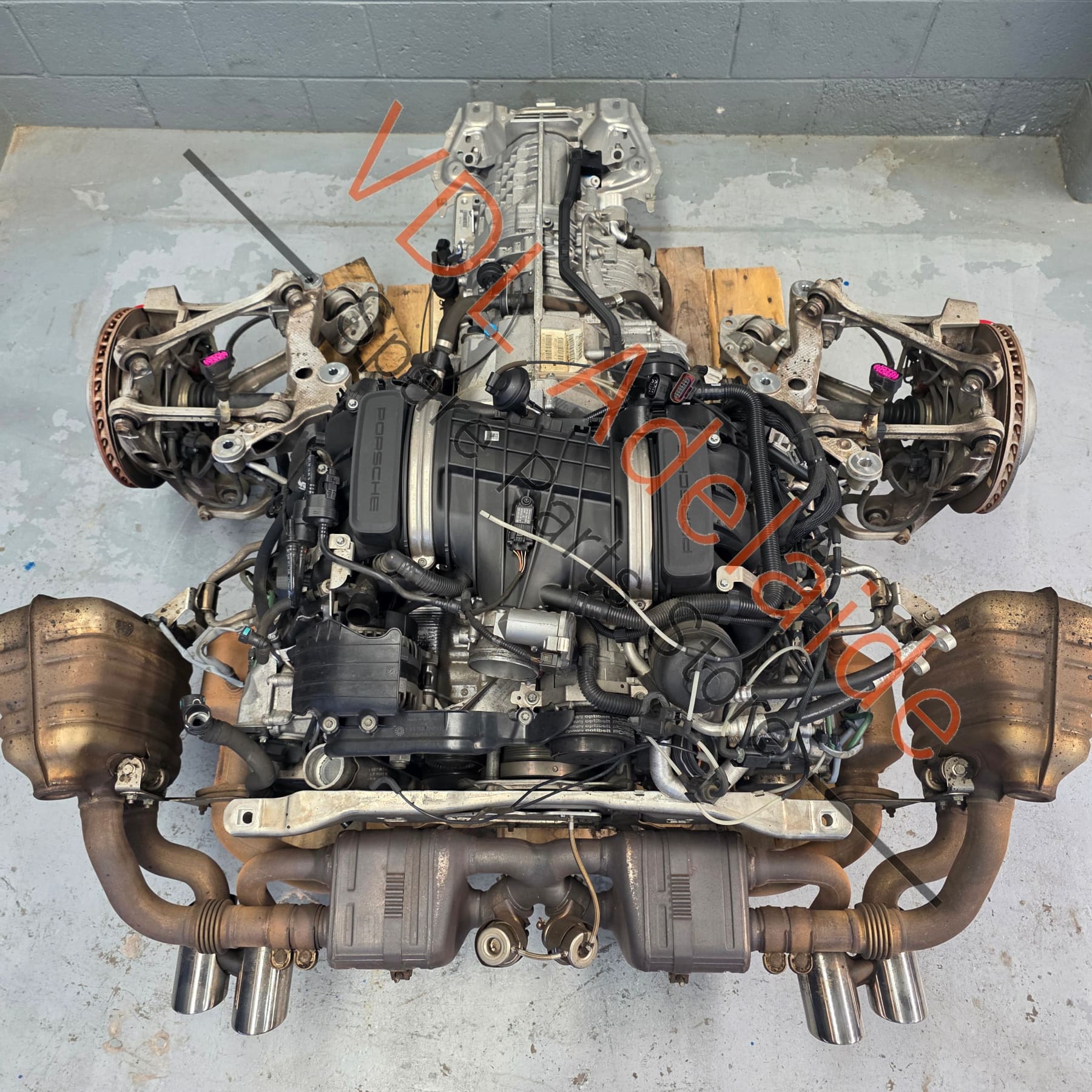 Porsche 991.1 3.8 Naturally Aspirated Engine 400PS 294kw & PDK Automatic Gearbox Full Dropout incl Subframe Wiring & ECU A103+ CG105 - Image 5