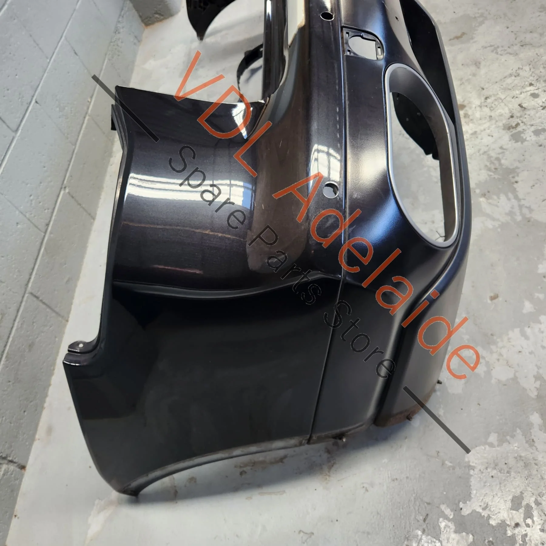 Porsche Cayenne 9PA 955 957 Turbo Rear Bumper Complete Assembly w Diffuser & Guides - Image 8