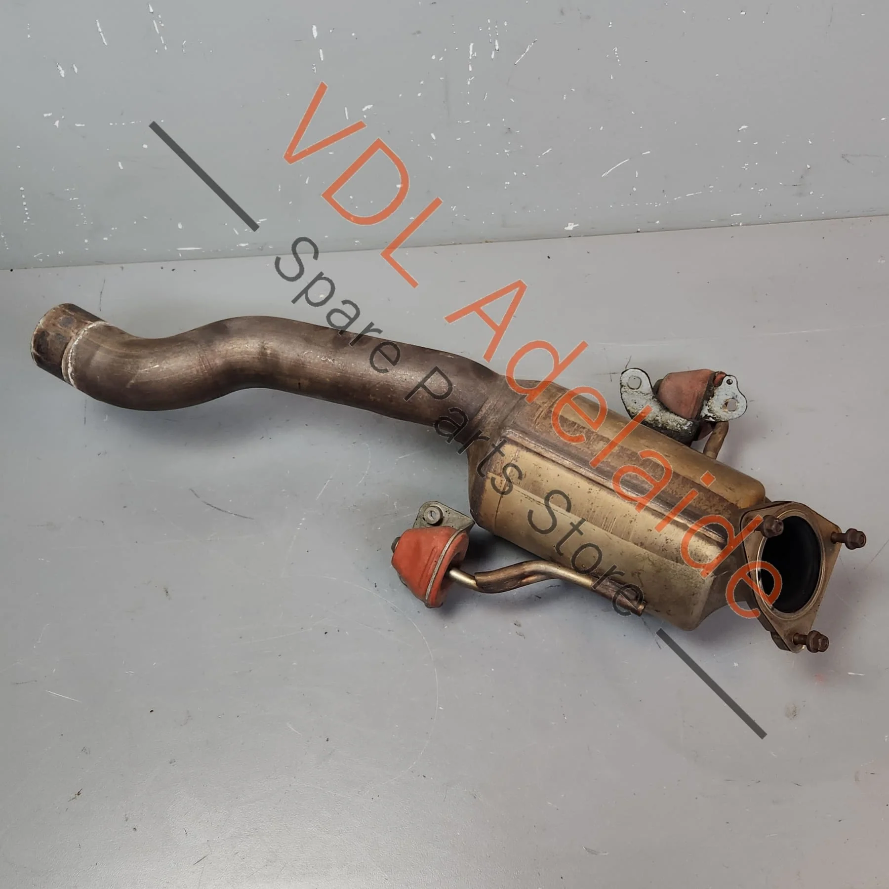 Porsche Cayenne 9PA 955 957 LHS Left Side Exhaust Pre Cat Catalytic Converter - Image 3