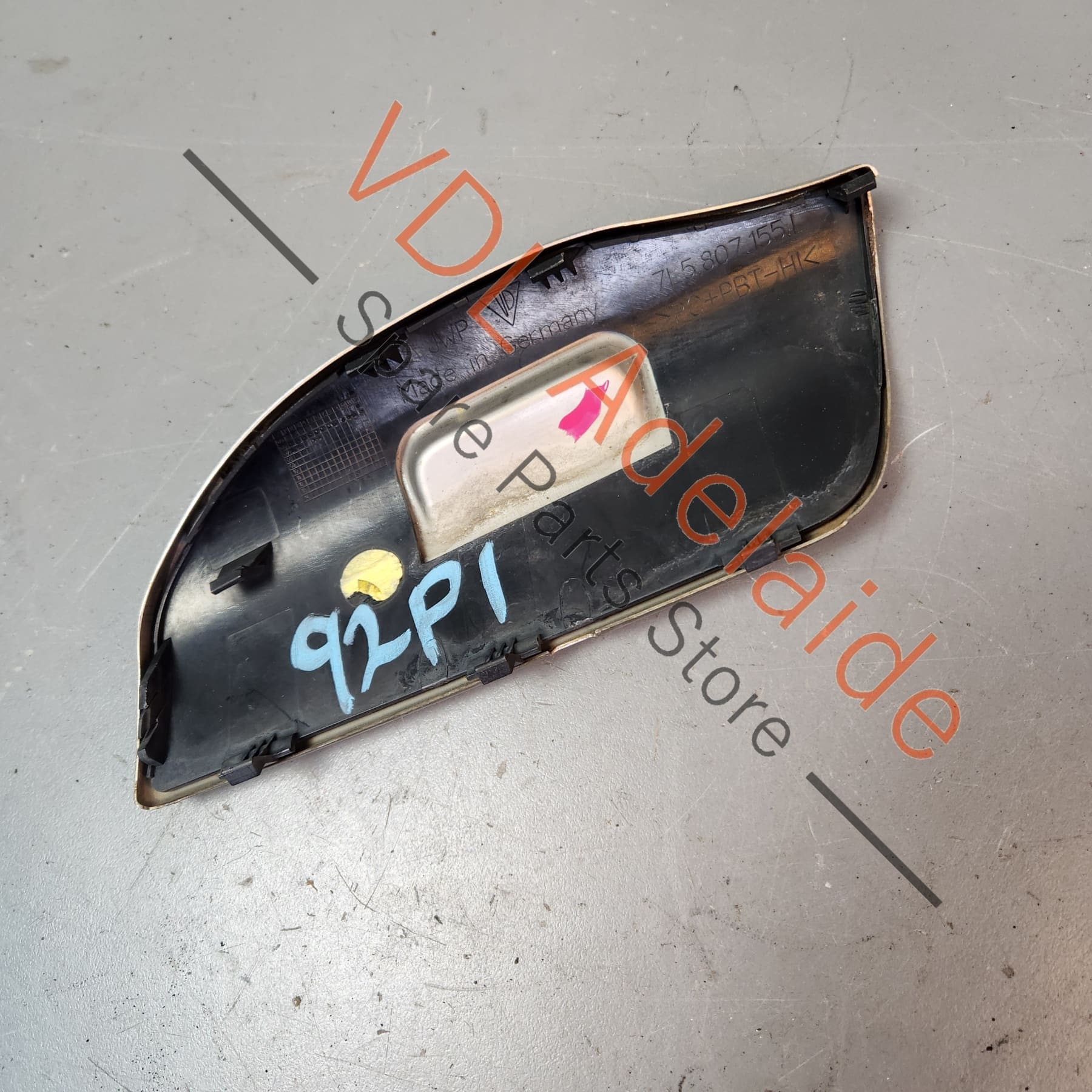 Porsche Cayenne 9PA 955 957 Turbo Front Bumper Stainless Steel Cover Trim Left LHS 95550515511 7L5807155L - Image 7