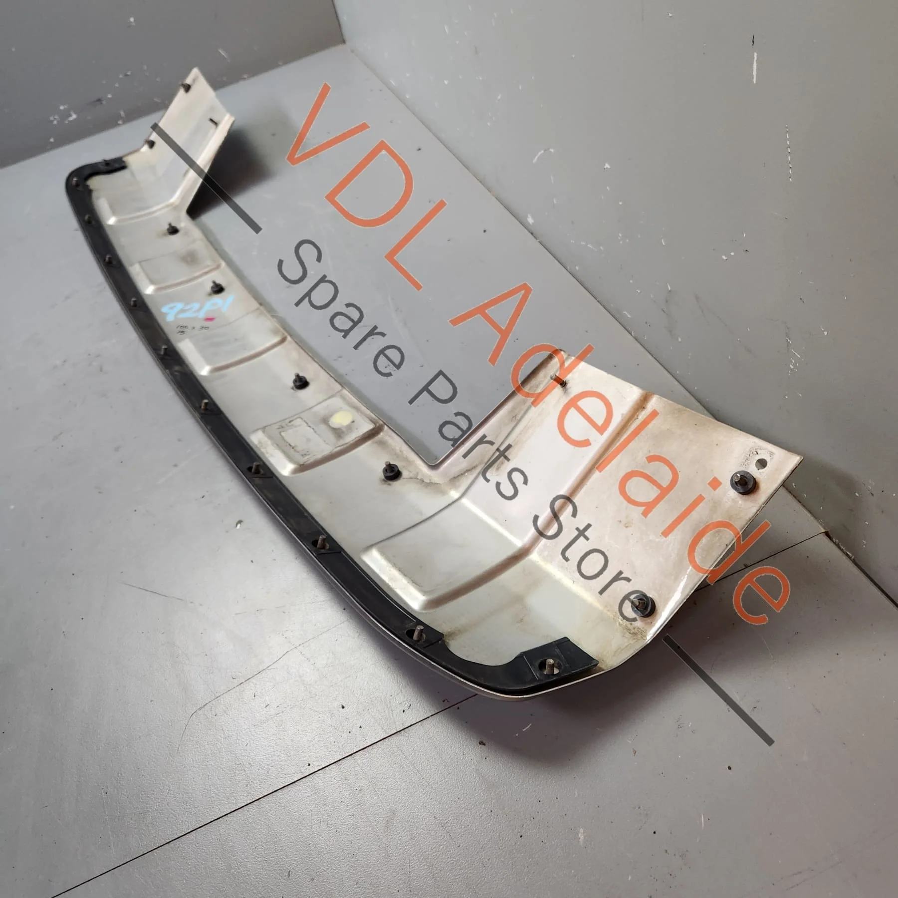 Porsche Cayenne 9PA 955 957 Turbo Rear Bumper Spoiler Stainless Steel Cover Trim Middle 95550583400 - Image 9