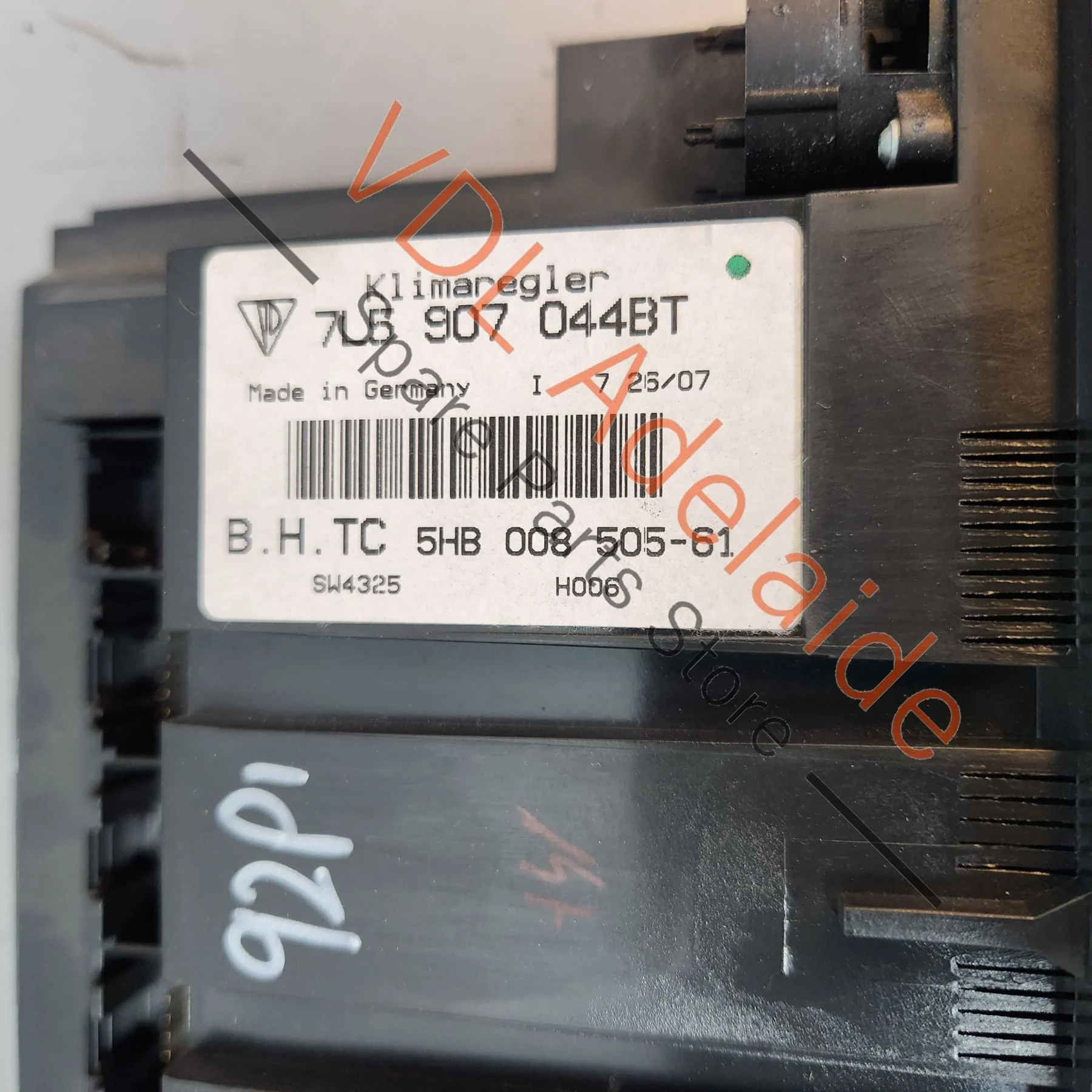 Porsche Cayenne 9PA 955 957 S Turbo Dash Aircon AC Climate Switch 95565311320 7L5907044BT - Image 4