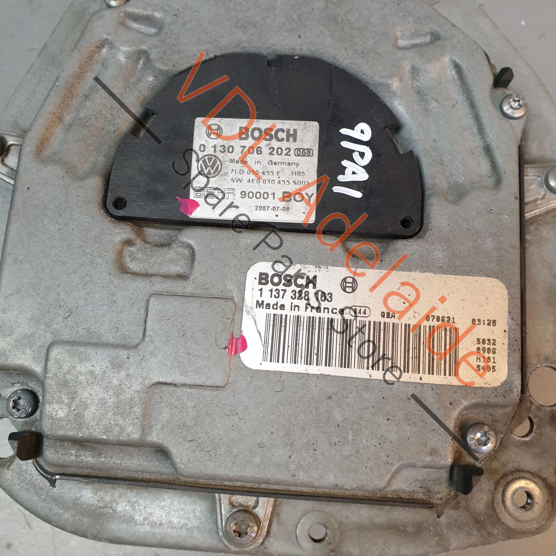 Porsche Cayenne Audi Q7 Touareg Large Radiator Fan Motor BOSCH 1137328163 0130706202 7L0959455E 95562413500 - Image 2