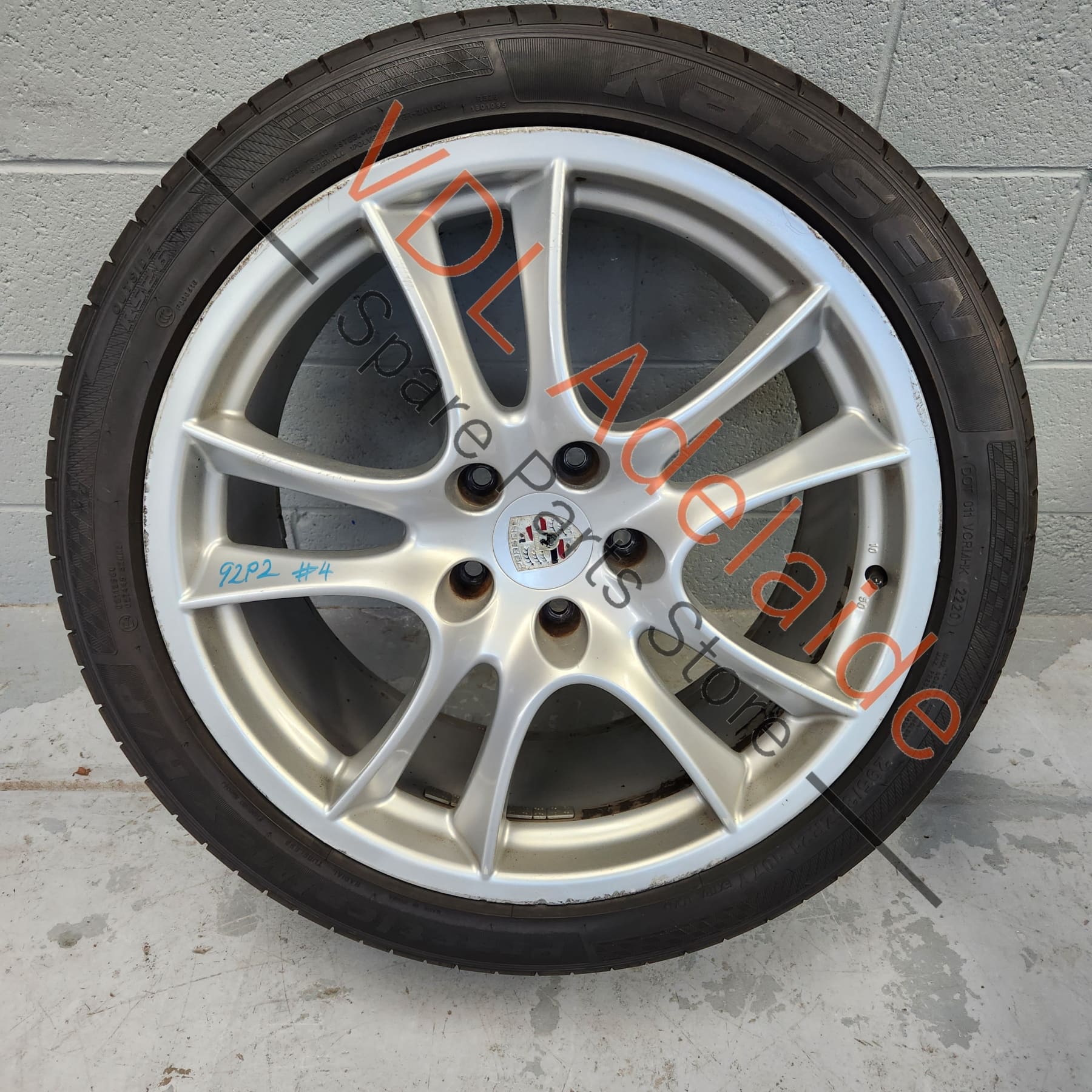 1x Porsche Cayenne 9PA 955 957 Turbo / GTS 21 x 10 Sport Design Alloy Rim Wheel #04 95536215600