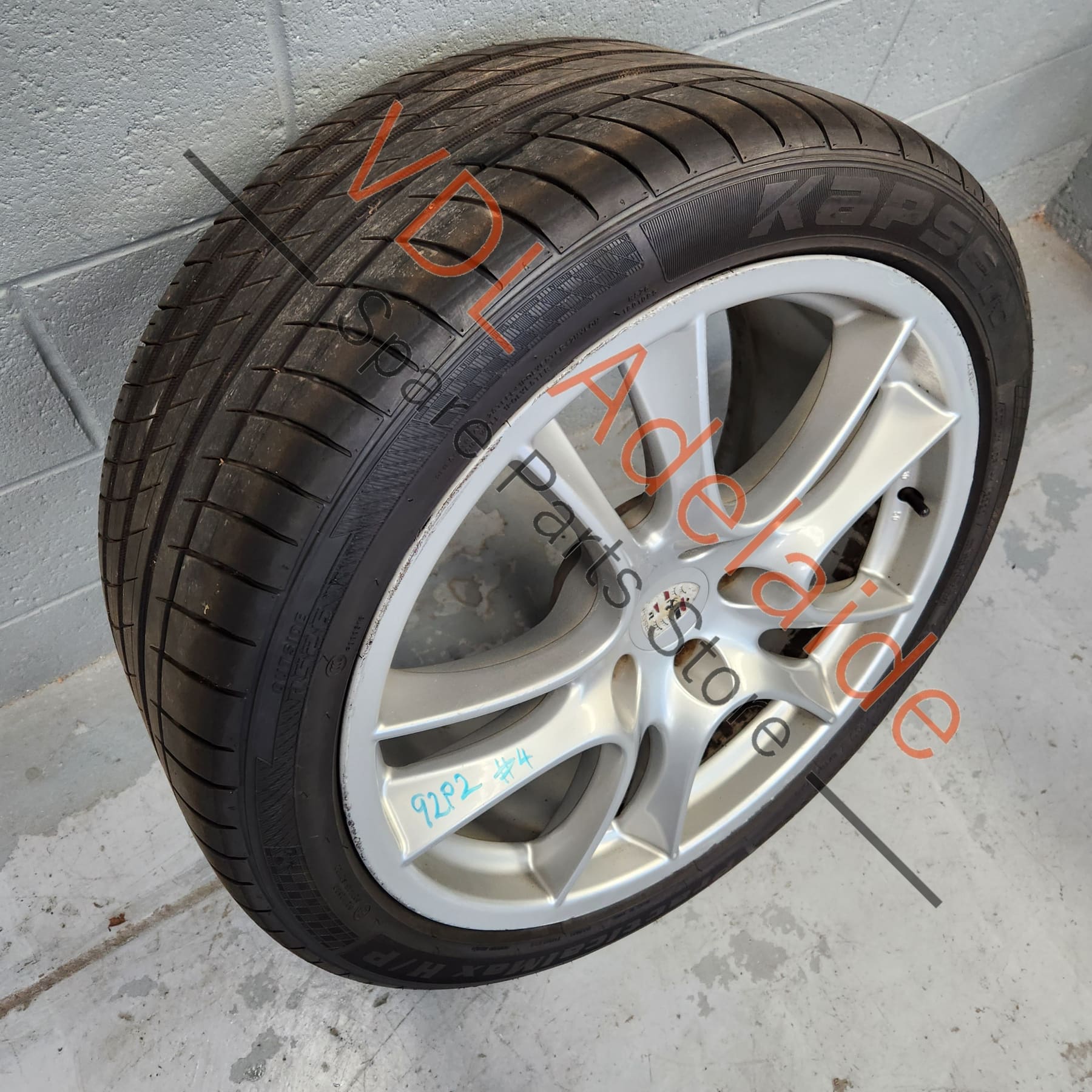 1x Porsche Cayenne 9PA 955 957 Turbo / GTS 21 x 10 Sport Design Alloy Rim Wheel #04 95536215600 - Image 2