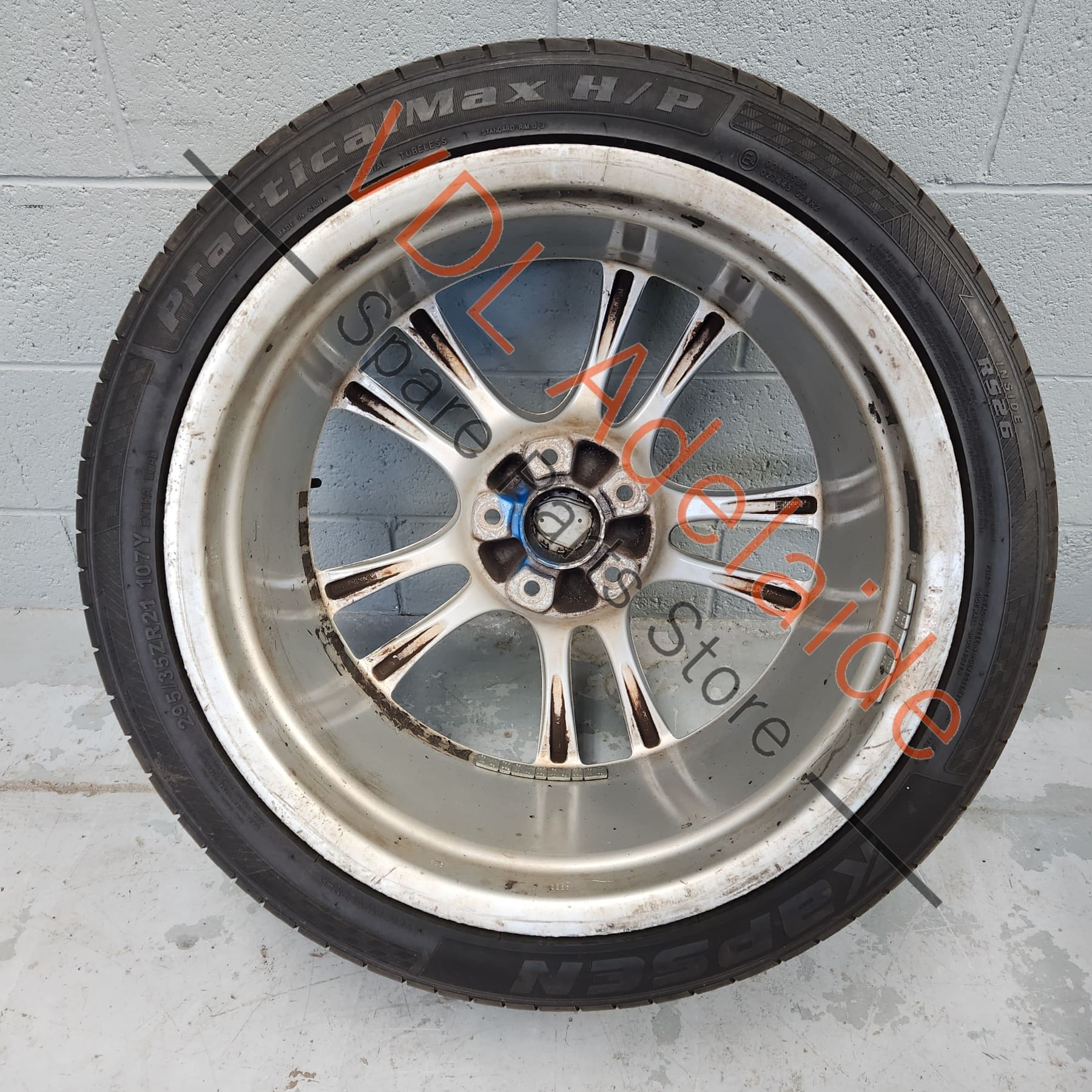1x Porsche Cayenne 9PA 955 957 Turbo / GTS 21 x 10 Sport Design Alloy Rim Wheel #04 95536215600 - Image 9
