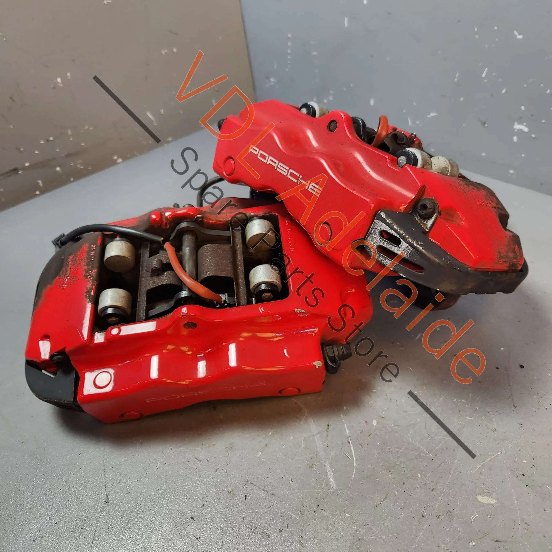Pair of Porsche Cayenne GTS Rear Brembo 4x Piston Brake Calipers 18ZR Suit 330mm x28mm Rotor - Image 6