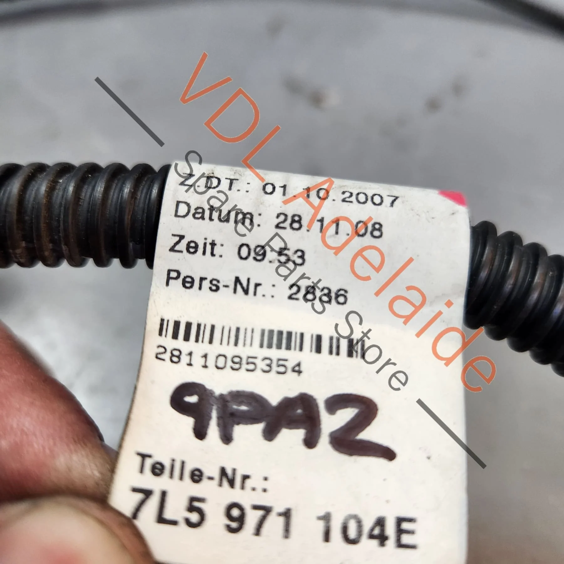 Porsche Cayenne 9PA Rear bumper wiring harness for PDC Parking sensors 7L5971104E - Image 7