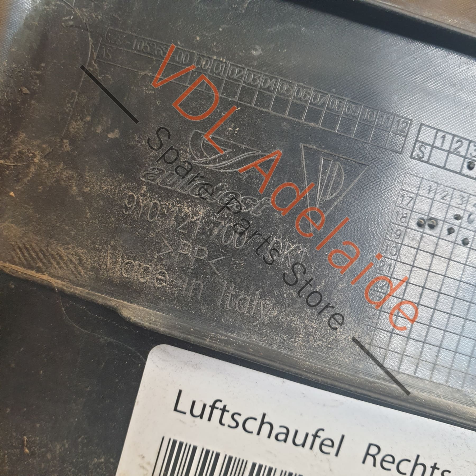 Porsche Cayenne E3 9YA 9YB Front Right Lower Radiator Support Air Guide Duct 9Y0121700C OK1 - Image 9