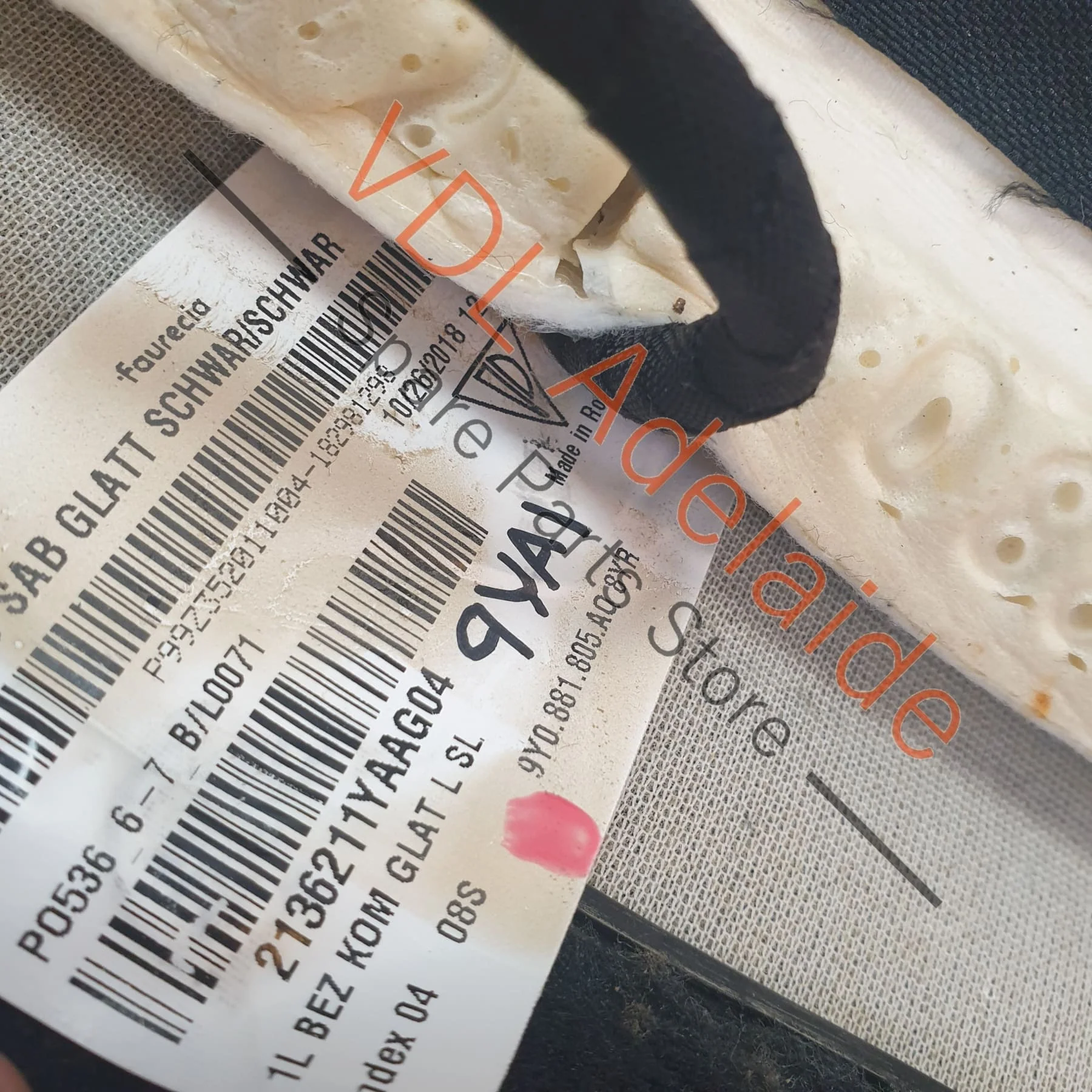 Porsche Cayenne E3 9YA 9YB Front Left Seat Airbag Kit with Smooth Leather Cover 9Y0880241D 9Y0881805CB 8YR - Image 13