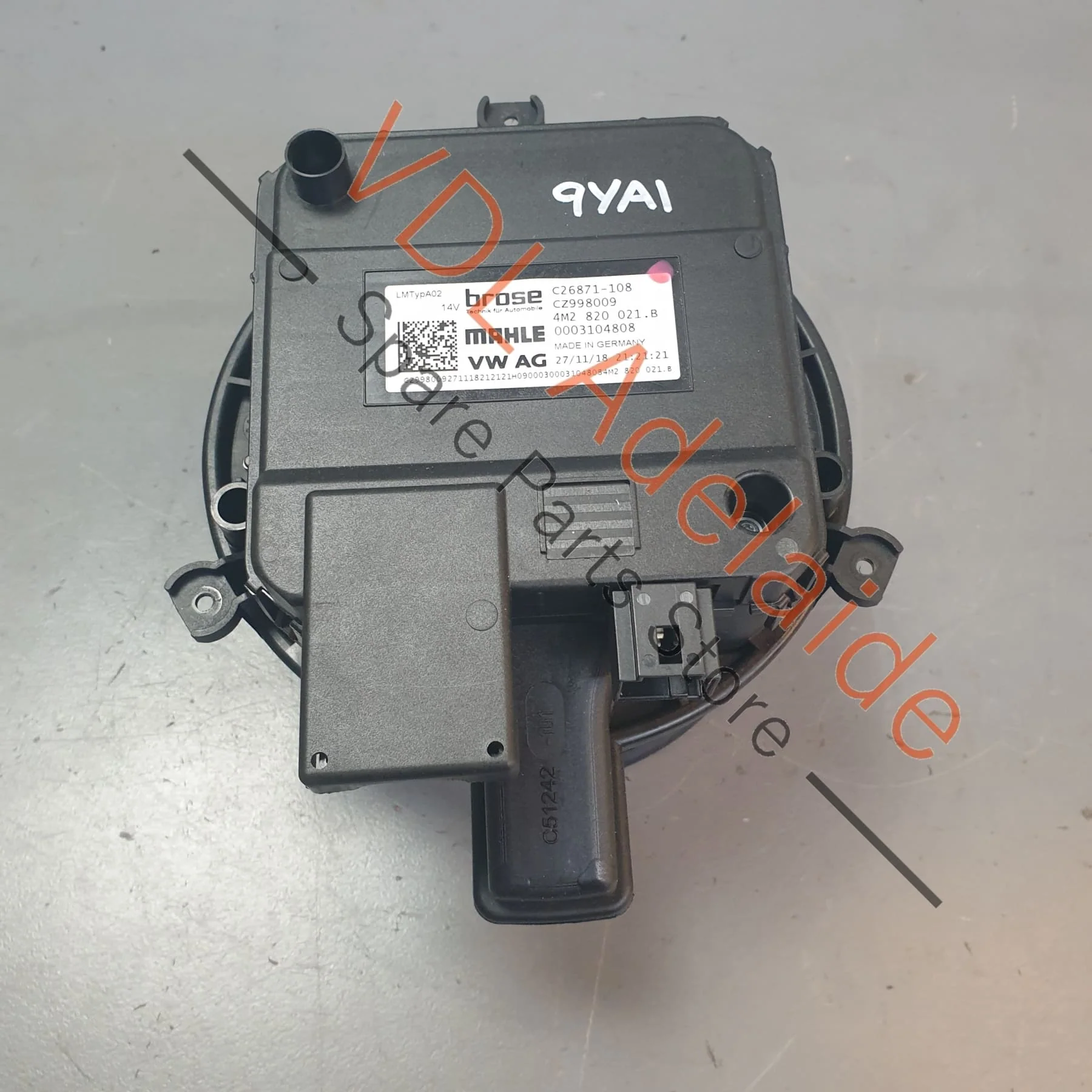 Genuine OEM Porsche Cayenne E3 Dashboard Blower Fan PAB82002110 4M2820021B - Image 5