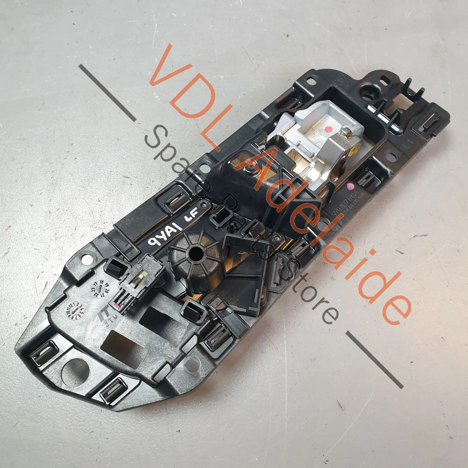 Porsche Cayenne E3 9YA 9YB Left Door Opening Handle Interior Silver Chrome Aluminium 9Y0837019 CZO - Image 6