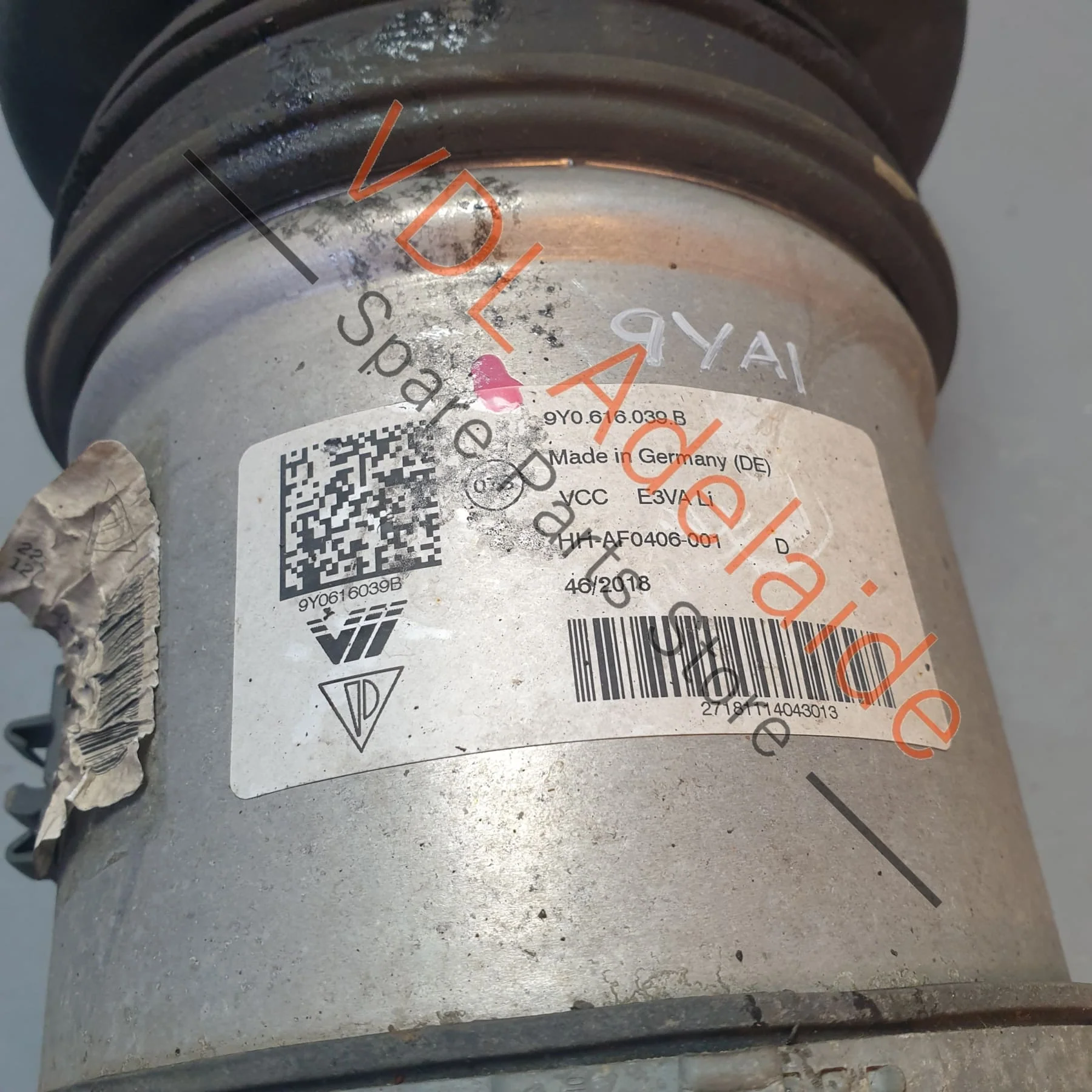 Porsche Cayenne E3 Active Left Front Airbag Suspension Strut 9Y0616039B 9Y0616039E - Image 2