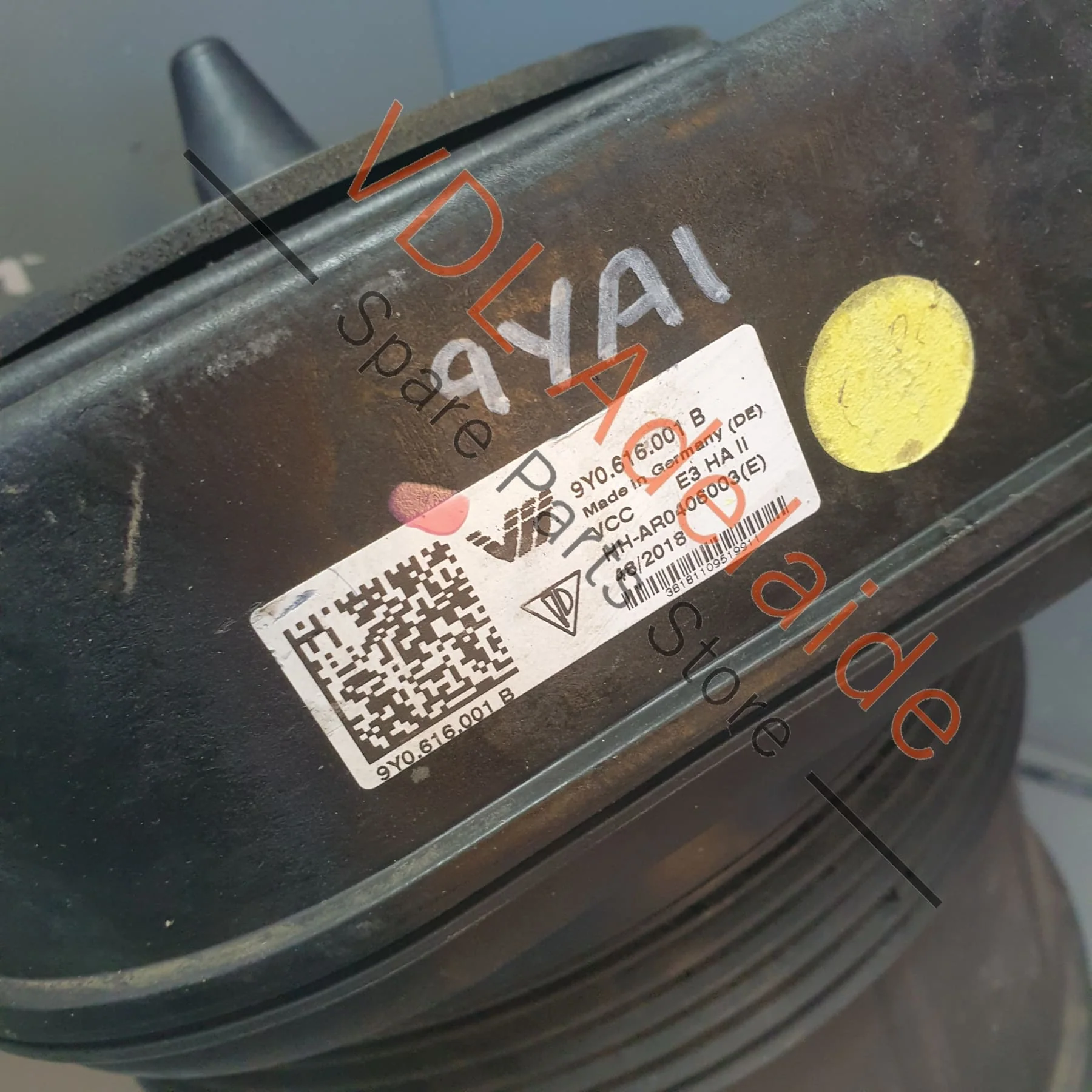 Porsche Cayenne E3 Rear Left Air Suspension Bag Airbag 9Y0616001B 9Y0616001 9Y0616001C - Image 2