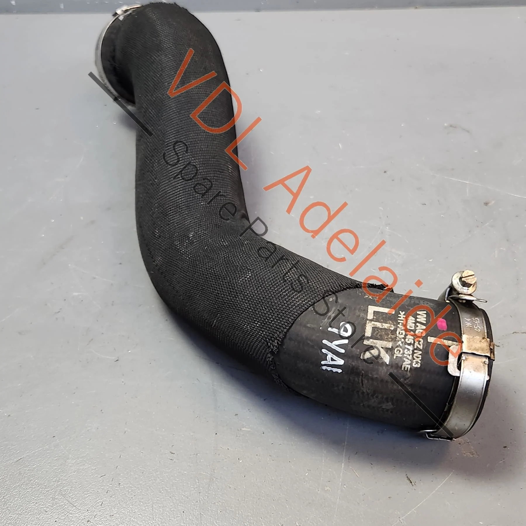 Porsche Cayenne E3 Left Side Intercooler Pressure Pipe Hose 4M0145737AE PAB14573710
