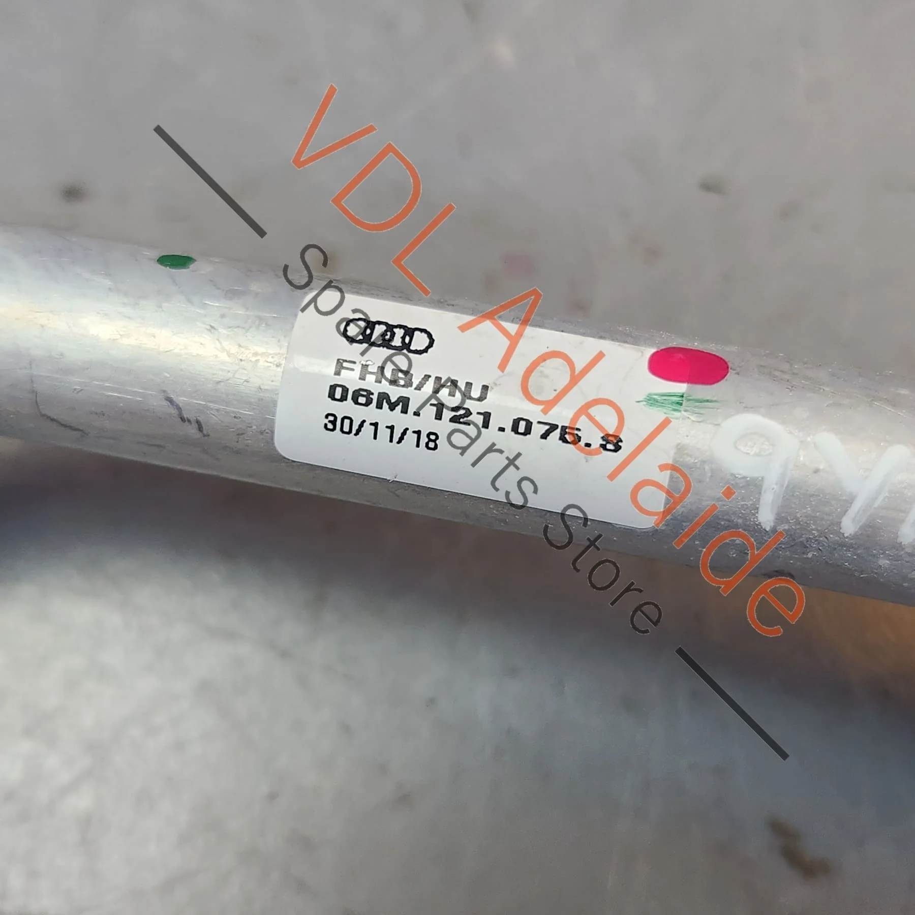 Porsche Cayenne E3 9YA 9YB Coolant Pipe Aluminium 06M121075S - Image 2