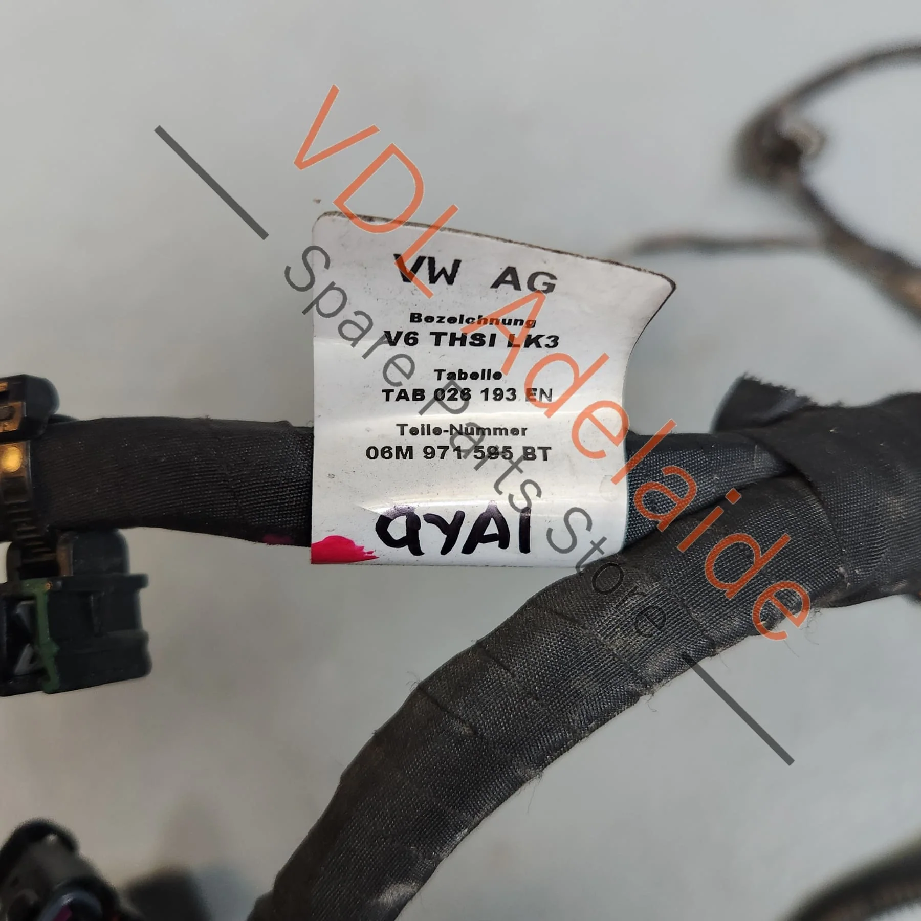 Porsche Cayenne S E3 2.9 DCA DCAB Engine Wiring Harness Cable Loom 06M971595BT - Image 11
