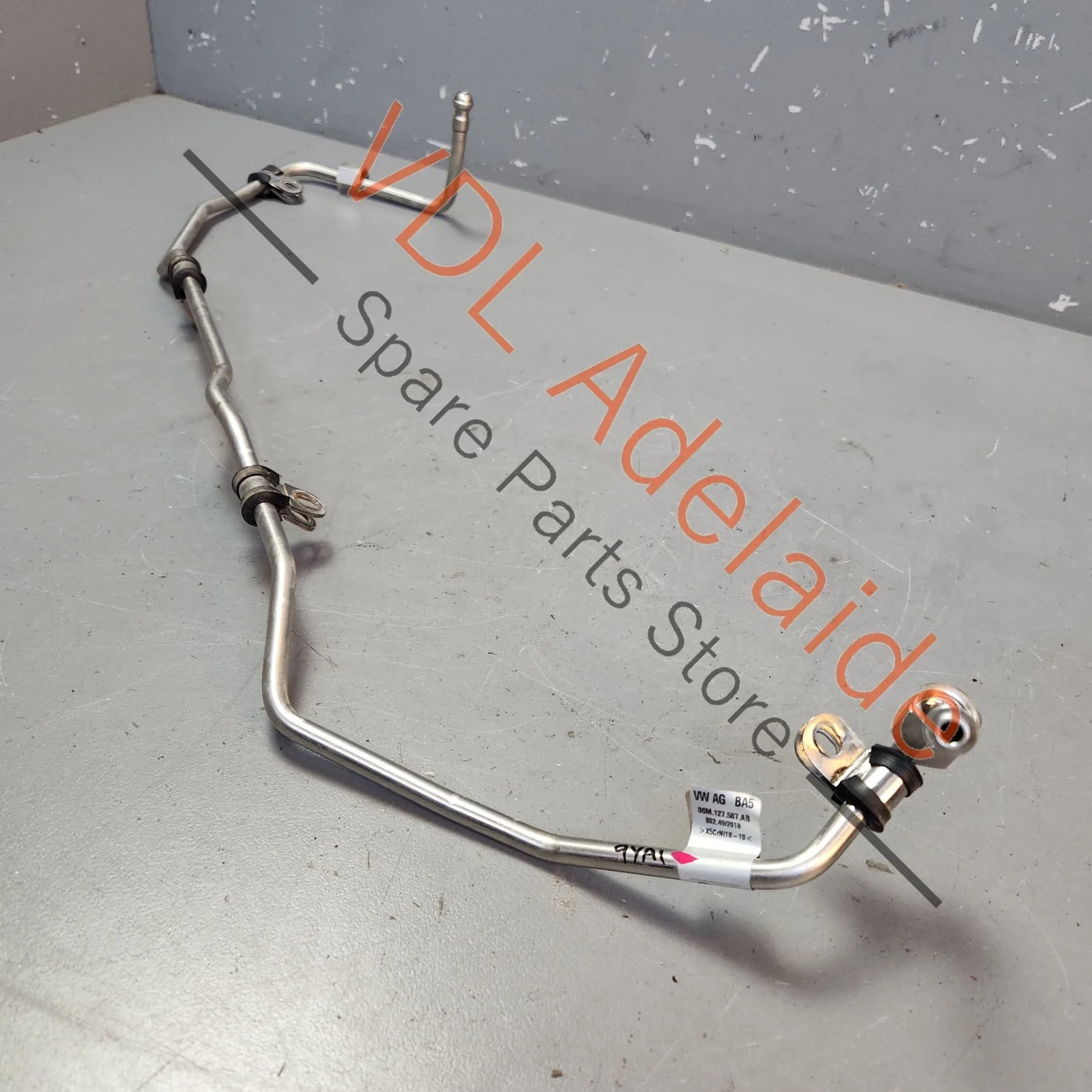 Porsche Cayenne E3 2.9 V6 High Pressure Fuel Supply Line Pipe 06M127507AB 9A712750730