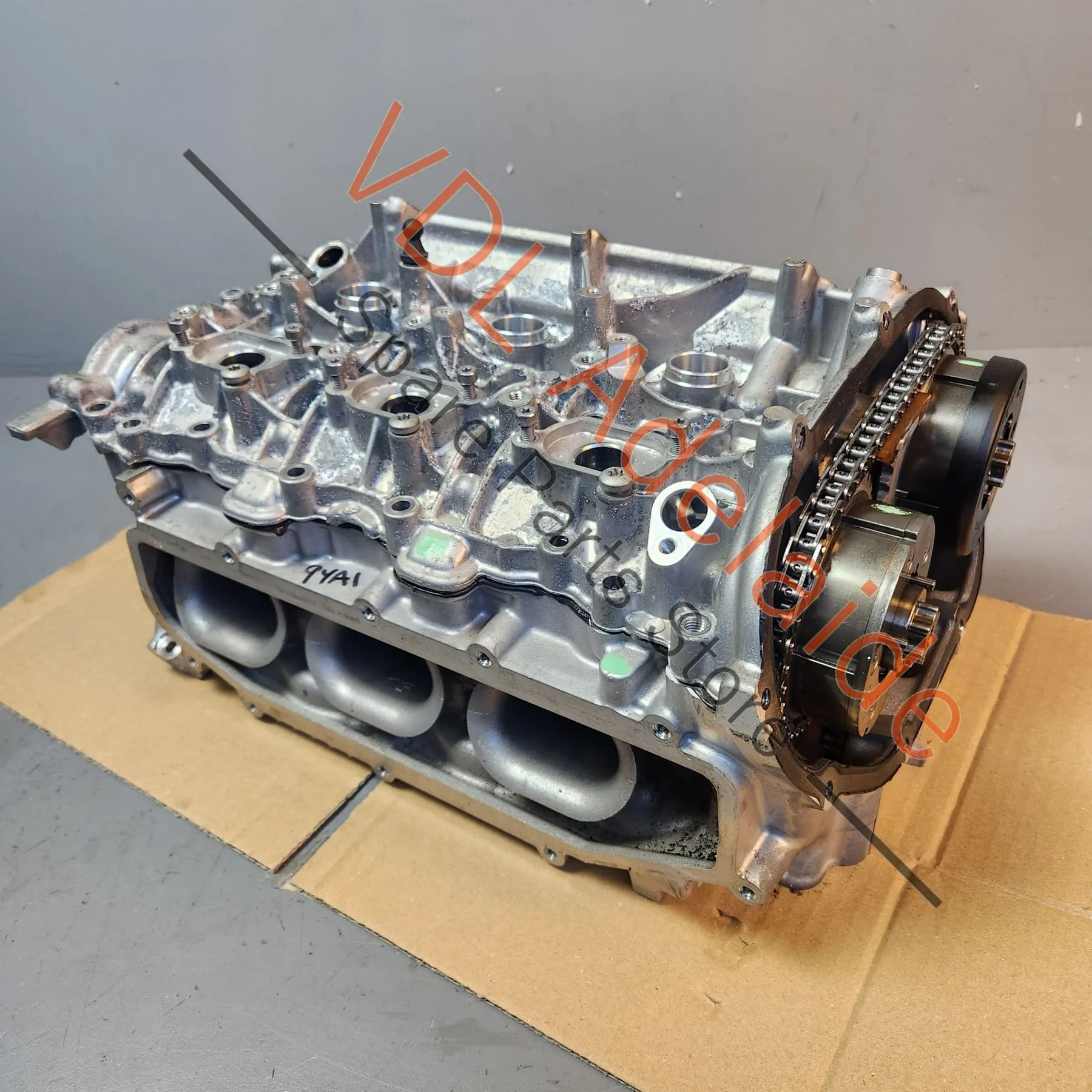 Porsche 324kw DCAB DCA Engine Cylinder Head Cyl 4-6 Left Complete With Camshafts and Valves