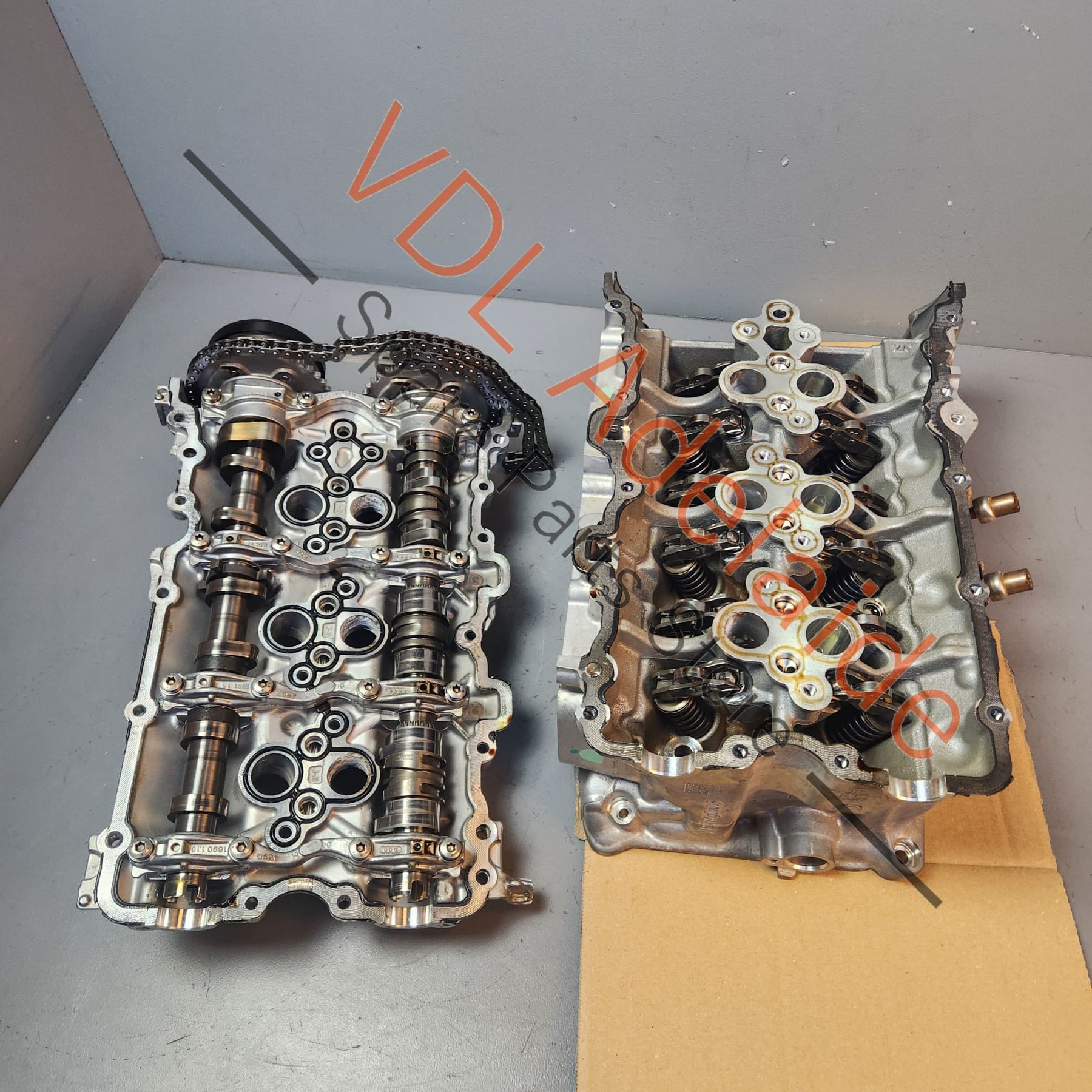 Porsche 324kw DCAB DCA Engine Cylinder Head Cyl 1-3 Right Complete With Camshafts and Valves - Image 3