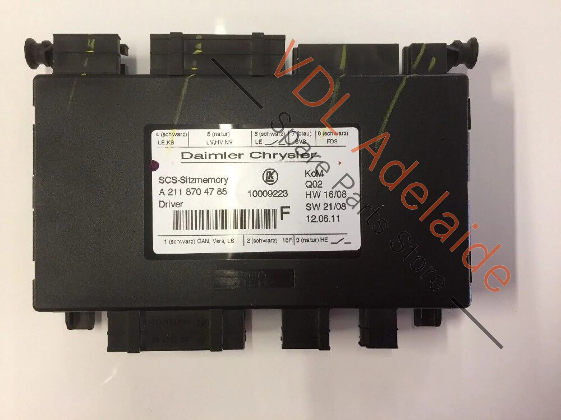 Mercedes W164 ML-Class Front Right Driver Seat Control Module A2118704785