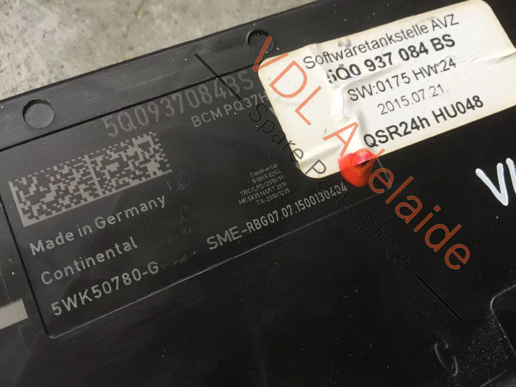 Audi TT TTS Mk3 8S FV3 Body Control Comfort Module Unit BCM 5Q0937084BS - Image 2