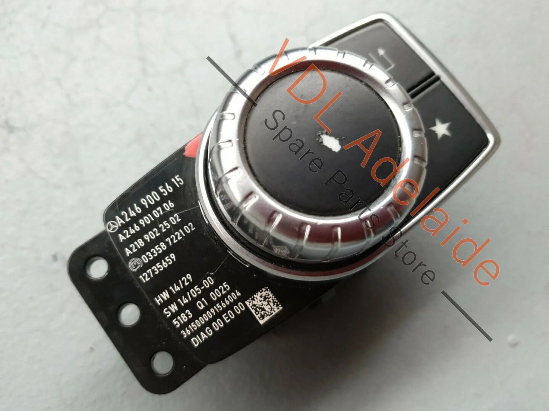Mercedes C117 CLA45 iDRIVE Combination Radio Navigation Switch A2469005615 WHA1