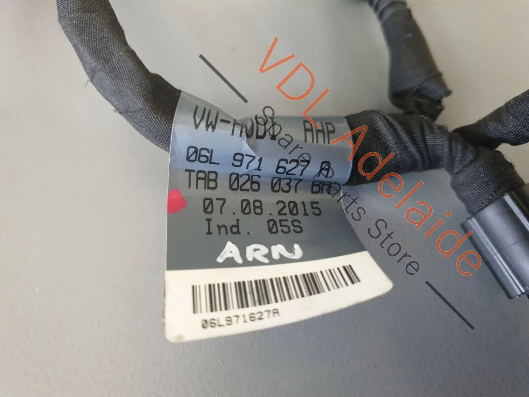 VW Golf GTi Mk7 2.0 Fuel Rail Injector Wiring Loom Plugs Harness 06L971627A ARN1 - Image 2