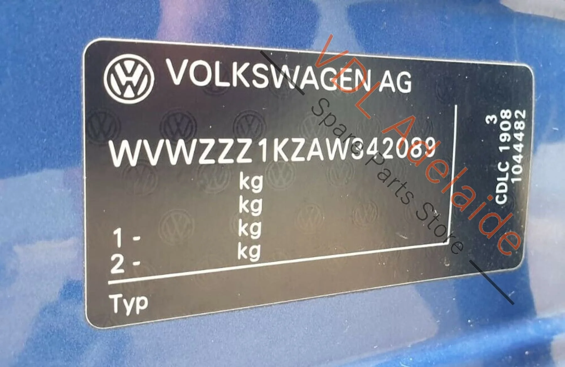 Volkswagen VW Golf Mk6 Anti Theft Alarm Switch Button 6Q0962109B - Image 7