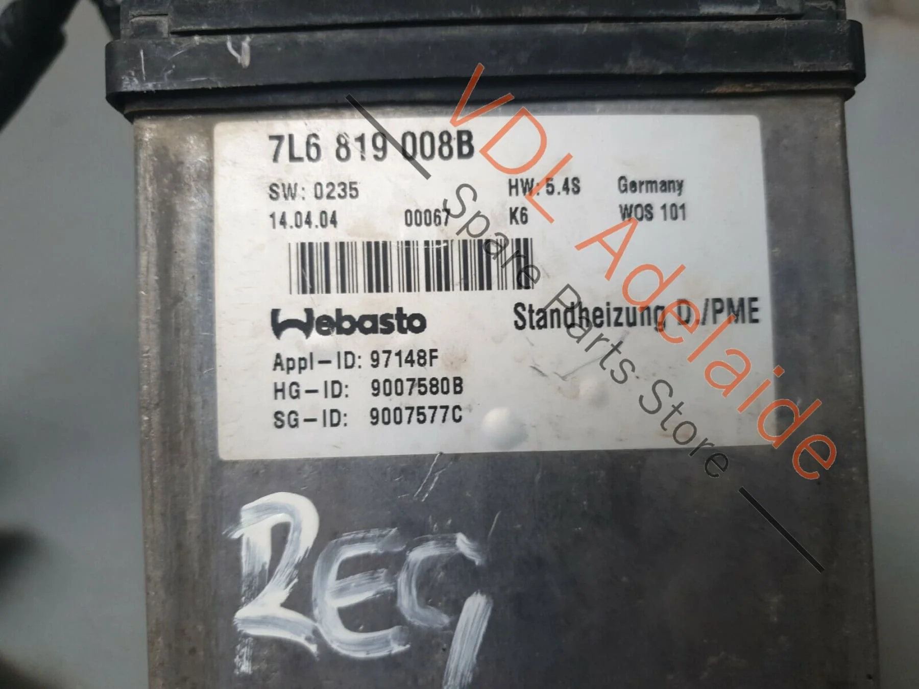 VW Touareg Cayenne Diesel Fuel Additional Heater Element Unit 7L6819008B - Image 4