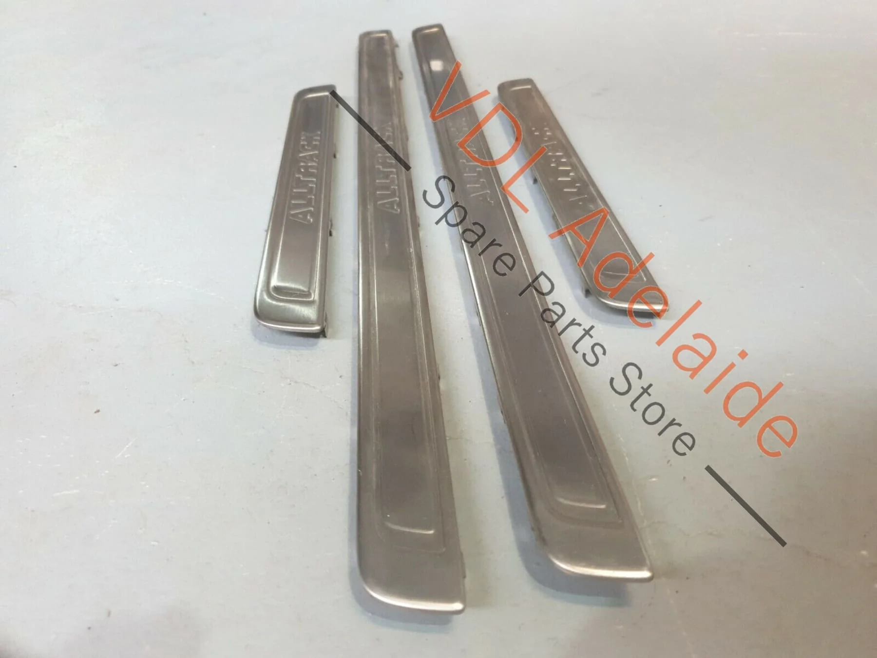 VW Passat Alltrack B8 3G Stainless Door Sill Scuff Plate Trim Insert Set PAT2 - Image 4