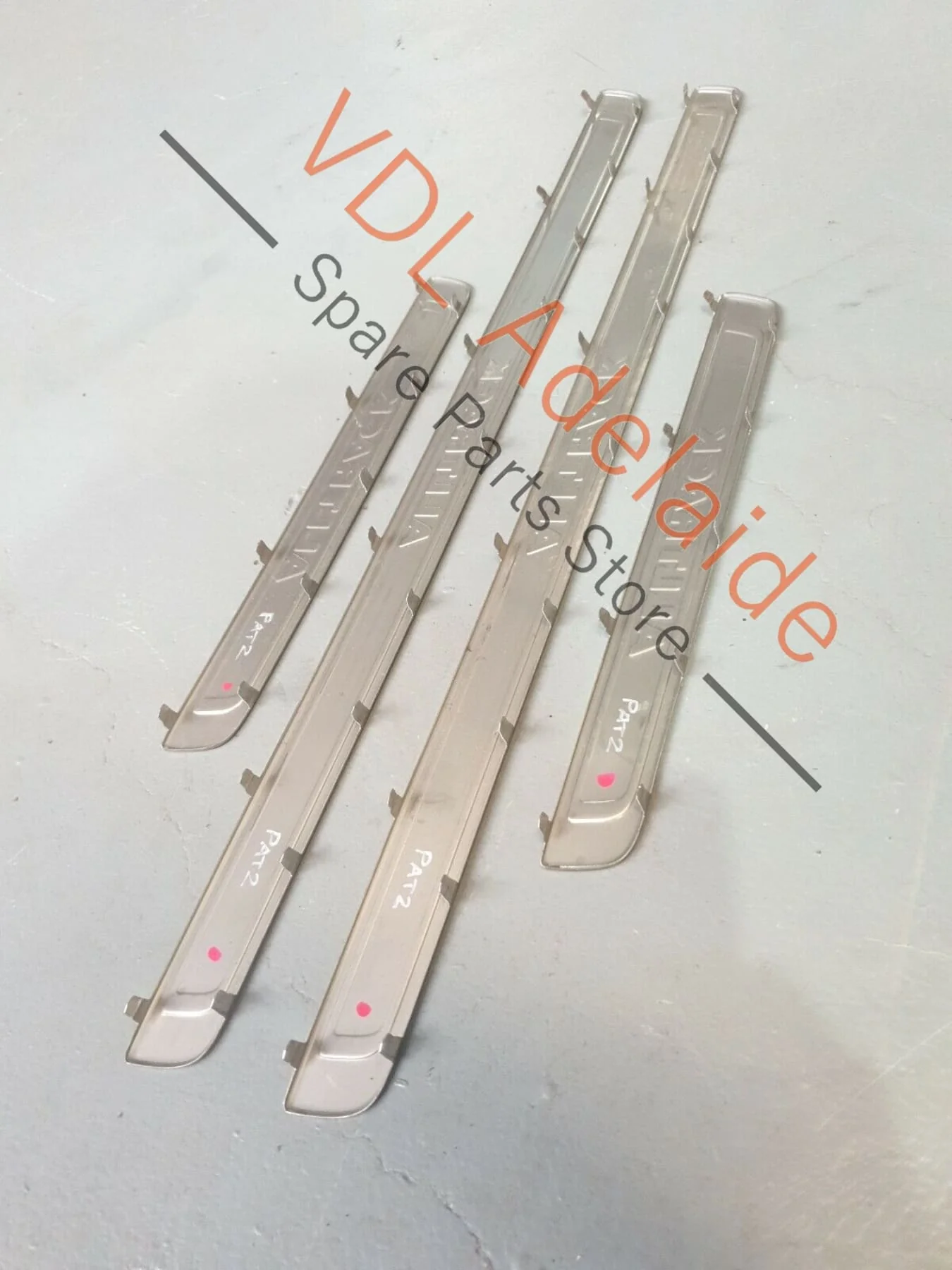 VW Passat Alltrack B8 3G Stainless Door Sill Scuff Plate Trim Insert Set PAT2 - Image 6