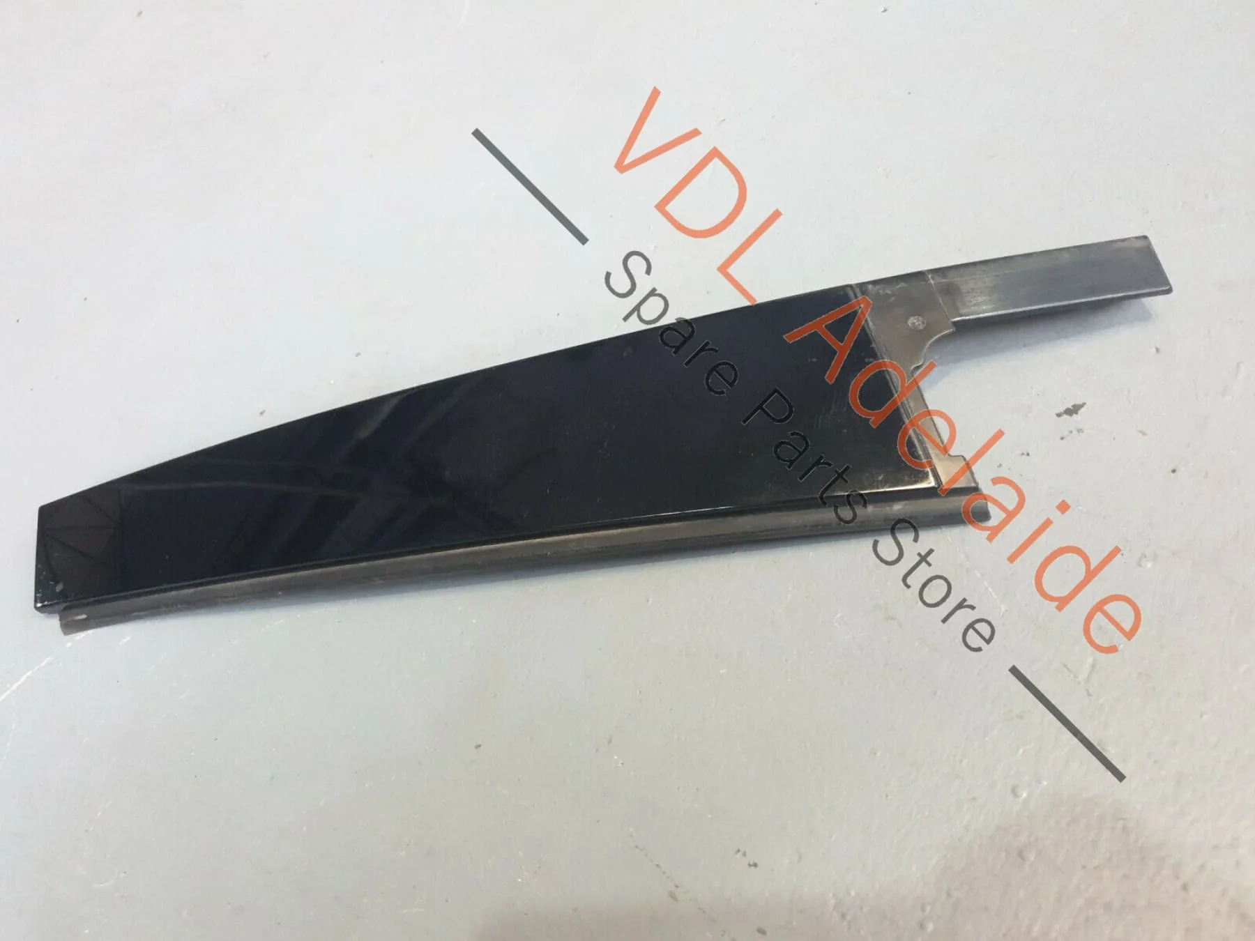 VW Passat B8 3G Rear Left Exterior Door B-Pillar Black Trim 3G0839901T PAT2