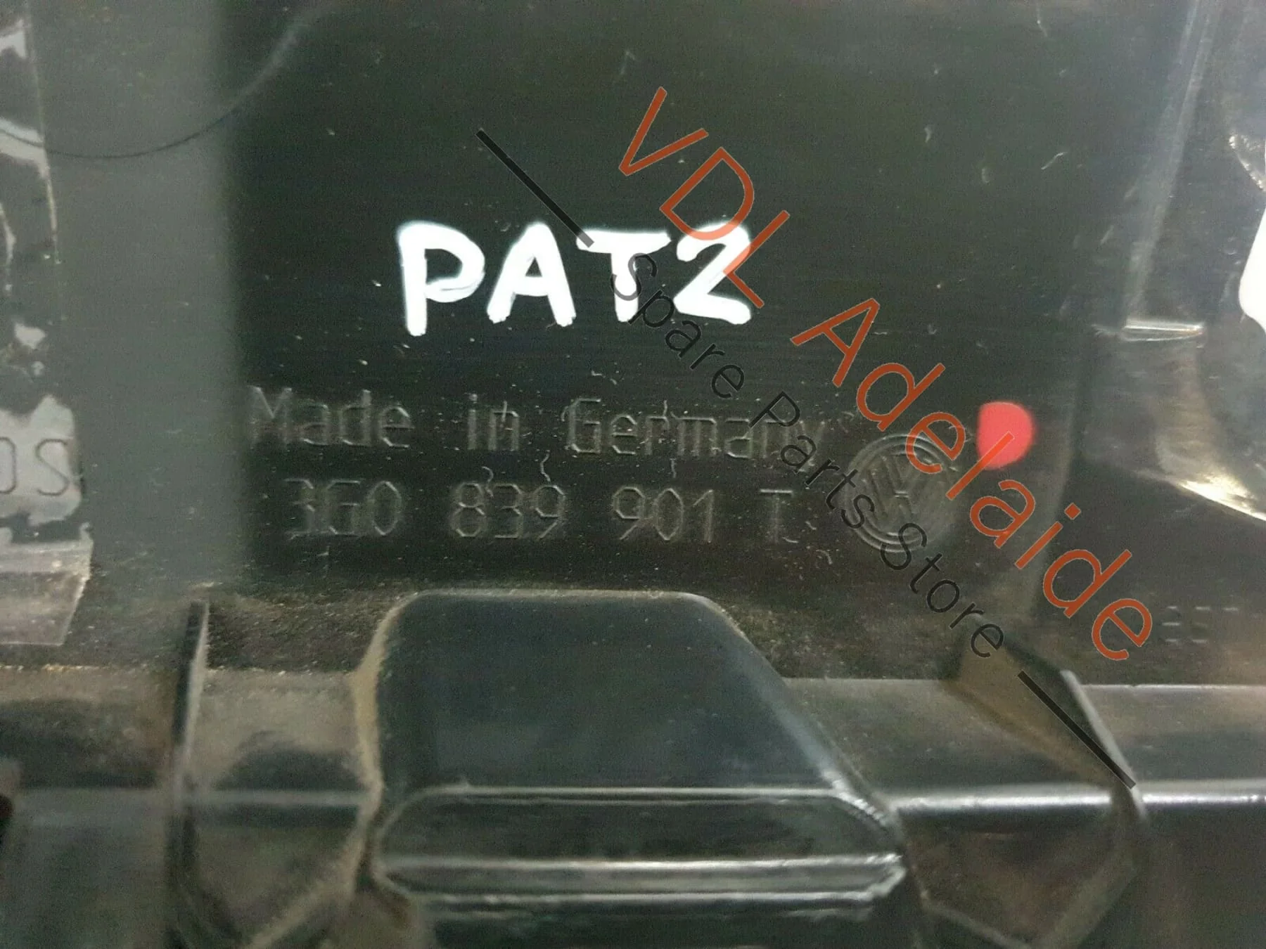 VW Passat B8 3G Rear Left Exterior Door B-Pillar Black Trim 3G0839901T PAT2 - Image 5