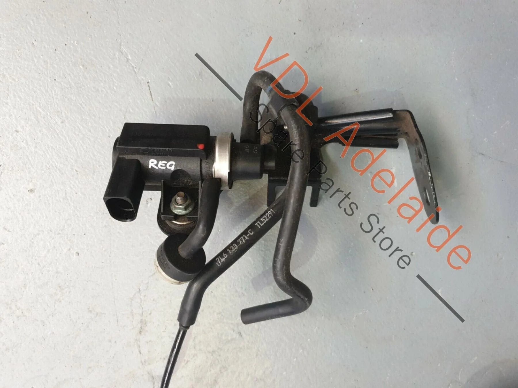 VW Touareg 7L Exhaust Reticulation Valve Pressure Converter Right 1J0906627 REG - Image 4